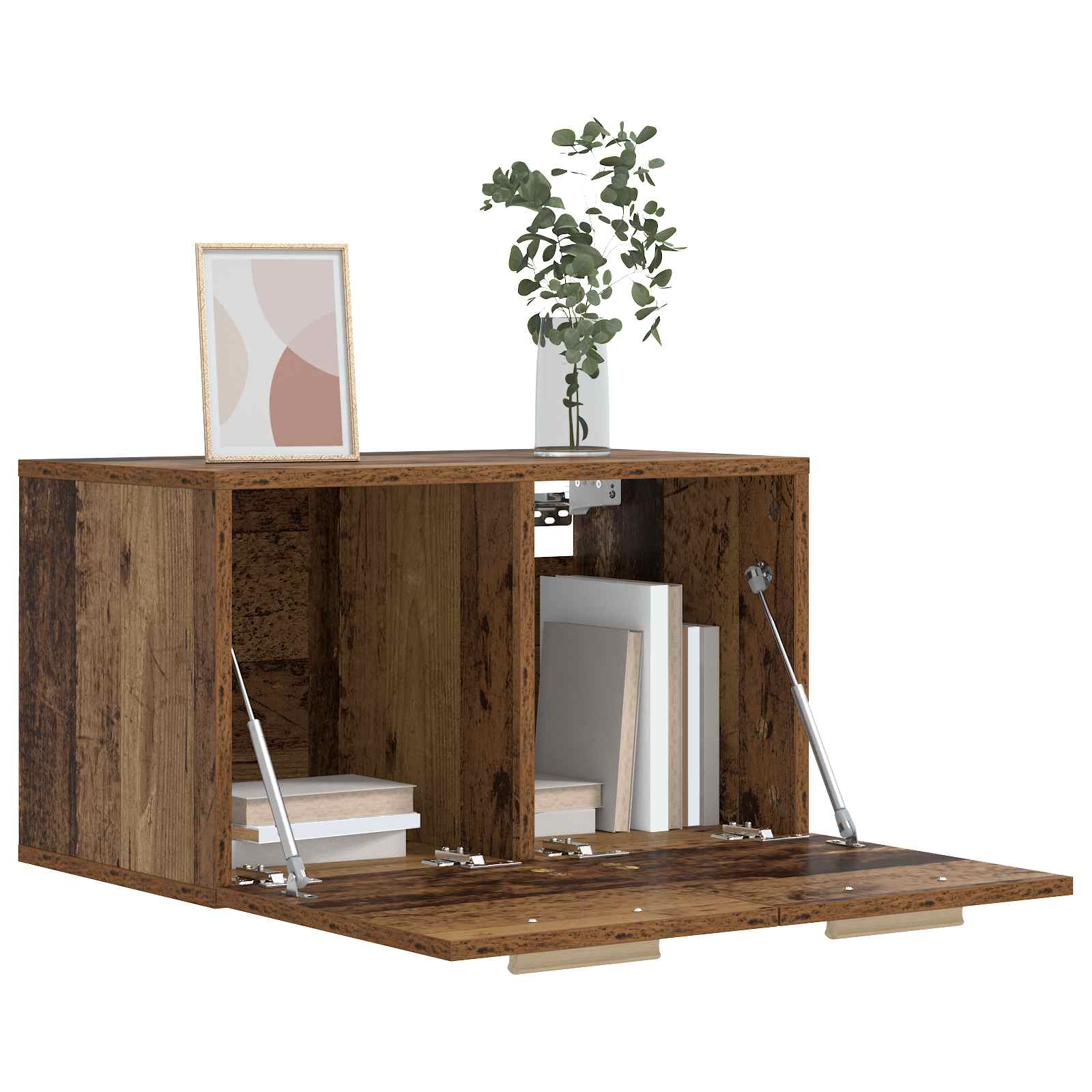 Meuble mural Bois ancien 60 x 36,5 x 35 cm Bois d'ingénierie