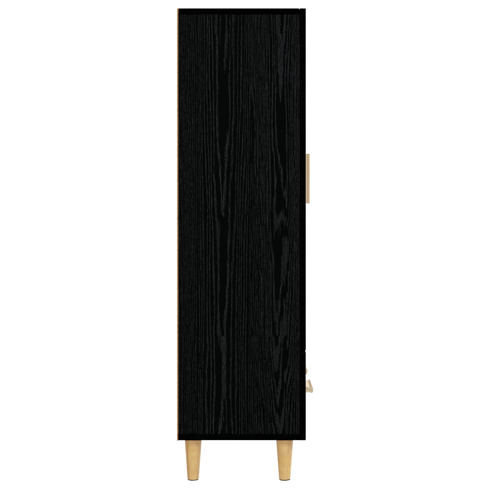 Haut Armoire Chêne noir 70 x 31 x 115 cm Bois d'ingénierie