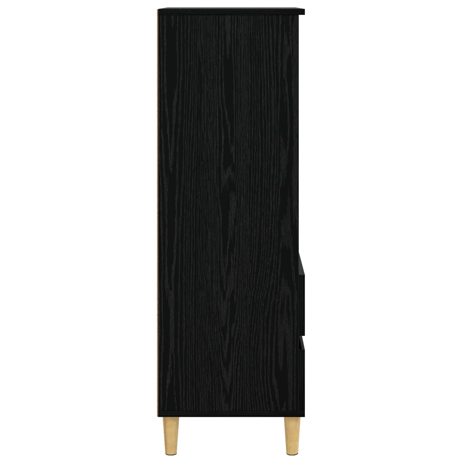 Haut Armoire Chêne noir 40 x 36 x 110 cm Bois d'ingénierie