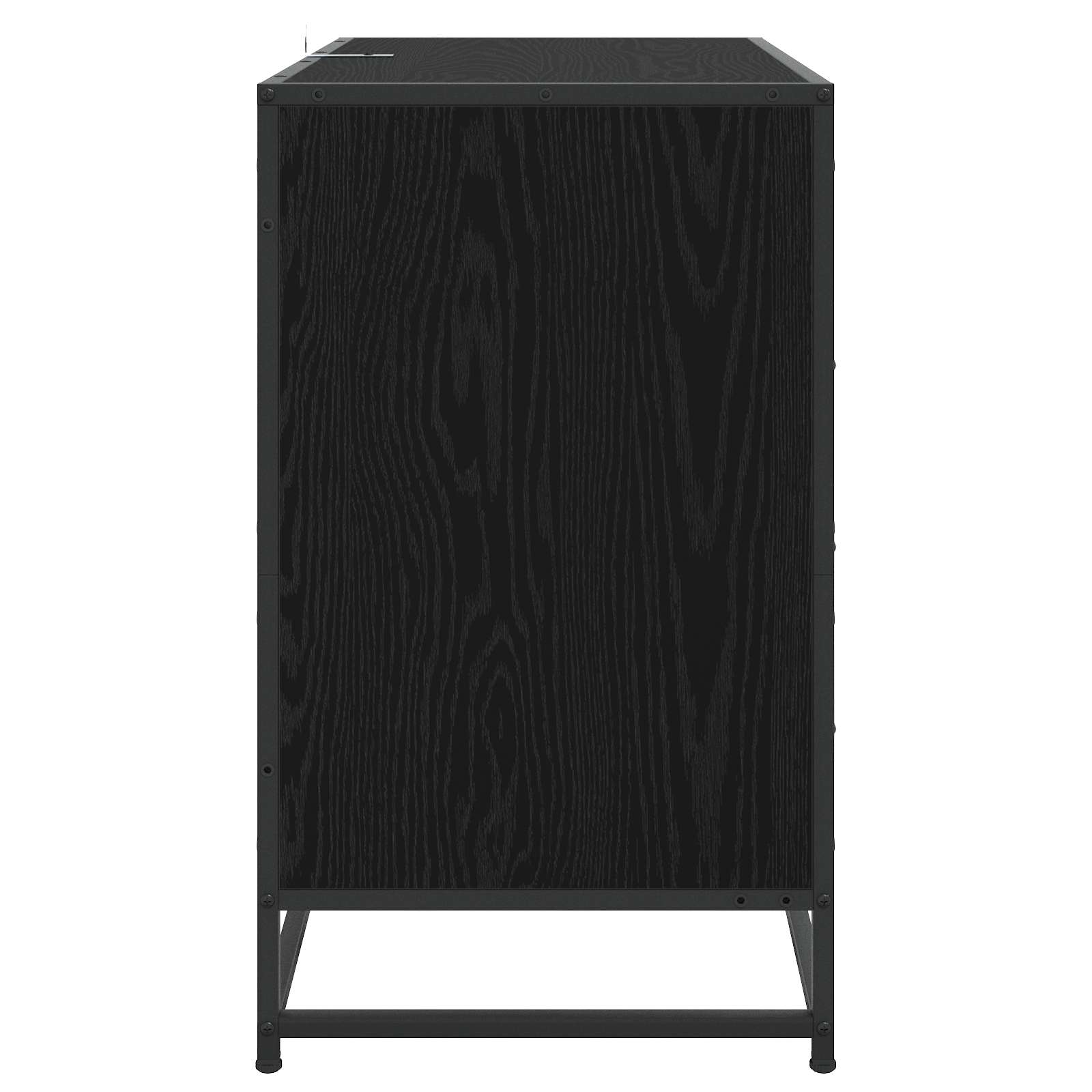 Armoire à tiroirs 3-Tiroir Chêne noir 70 x 41 x 70 cm