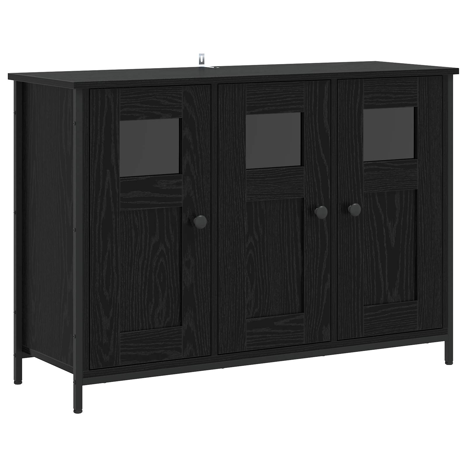 Buffet Chêne noir 100 x 35 x 70 cm Bois d'ingénierie