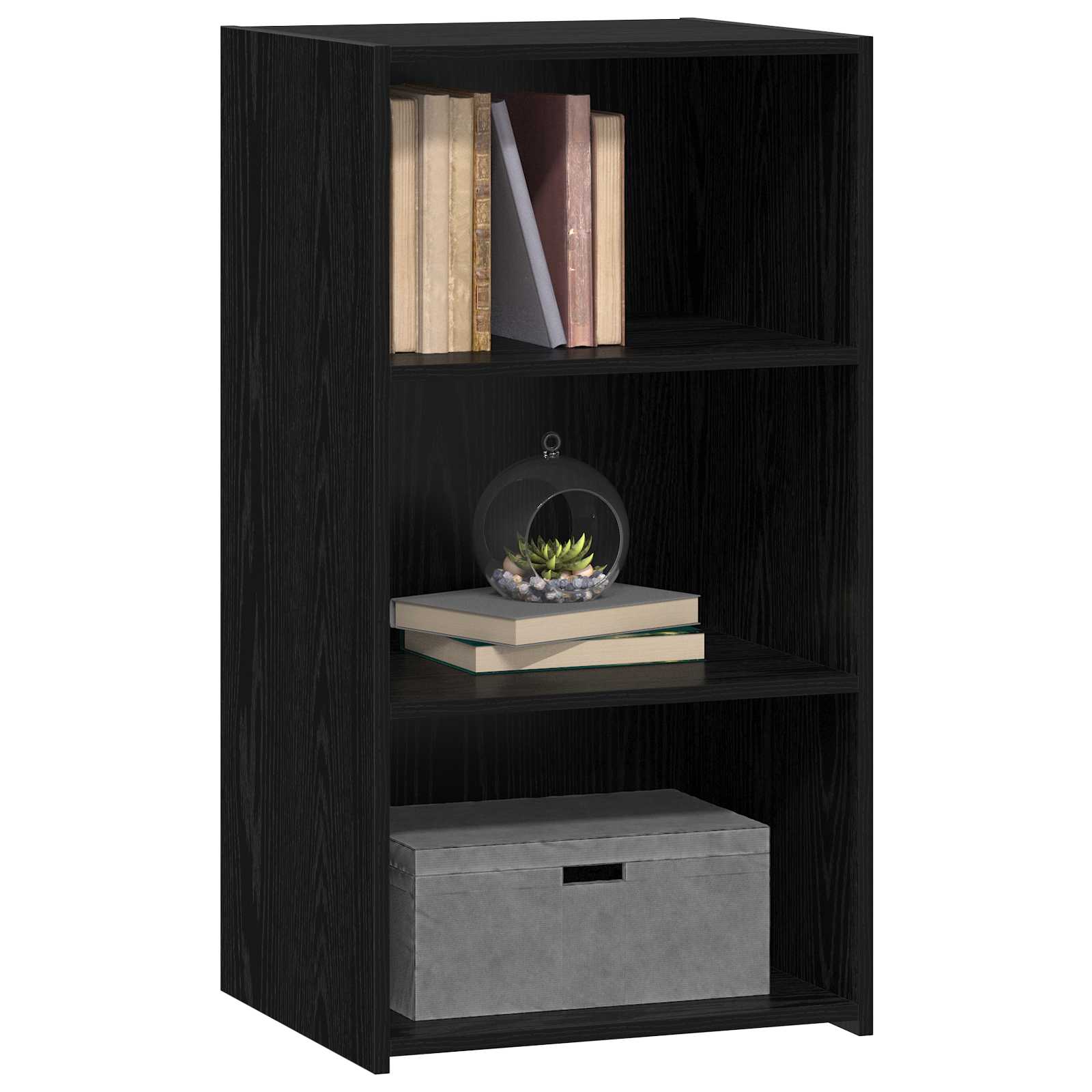 Buffet Chêne noir 50 x 41 x 93 cm Bois d'ingénierie