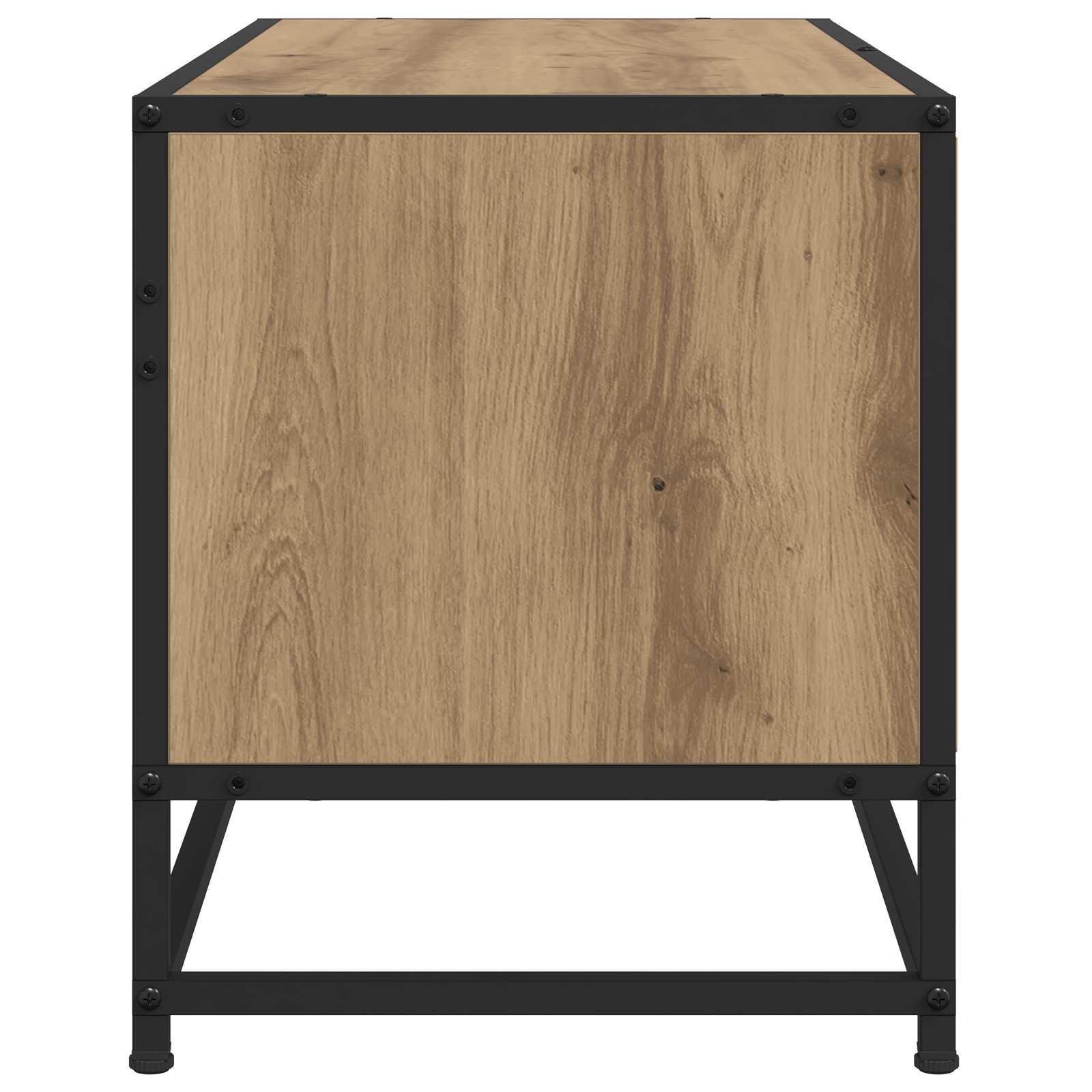 Meuble TV 80 x 34,5 x 40 cm Chêne artisanal Bois d'ingénierie - XIOS