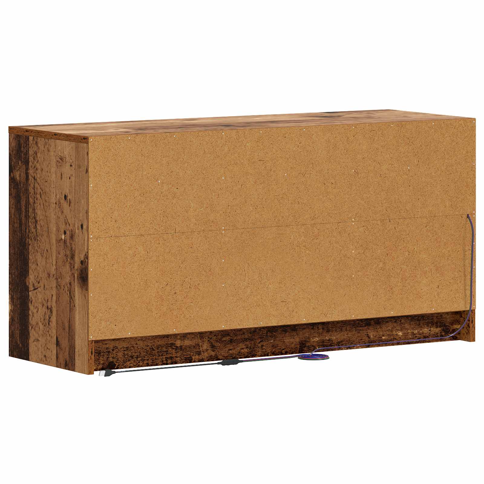 Meuble TV 100 x 34 x 50 cm Bois ancien Bois d'ingénierie