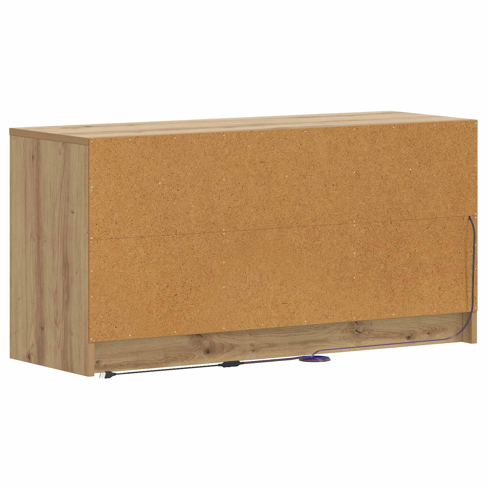 Meuble TV 100 x 34 x 50 cm Chêne artisanal Bois d'ingénierie
