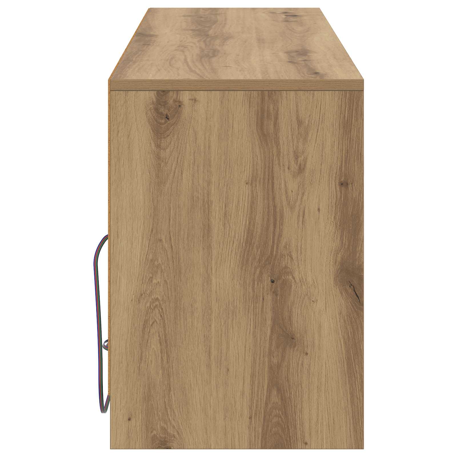 Meuble TV 100 x 34 x 50 cm Chêne artisanal Bois d'ingénierie