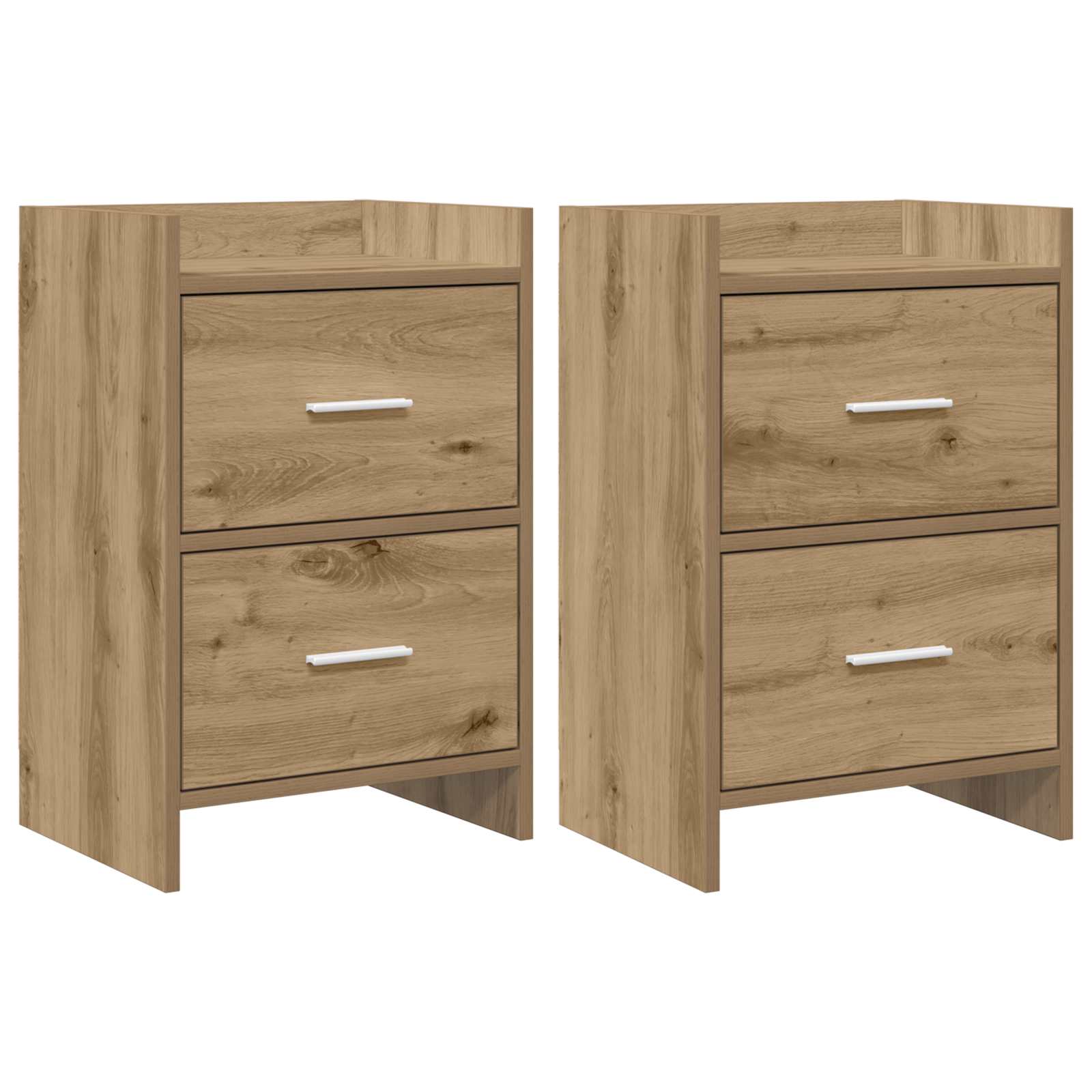 Tables de chevet 2 pcs Chêne artisanal 40 x 30 x 60 cm