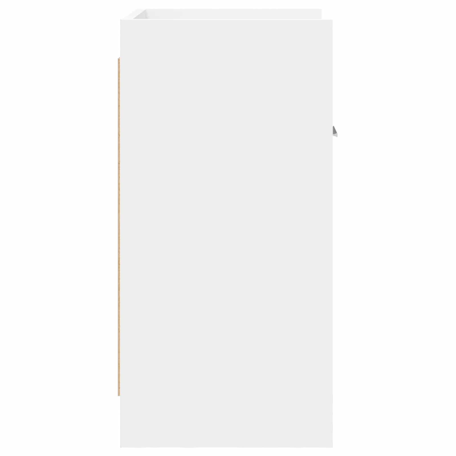 Tables de chevet 2 pcs Blanc 40 x 30 x 60 cm Bois d'ingénierie