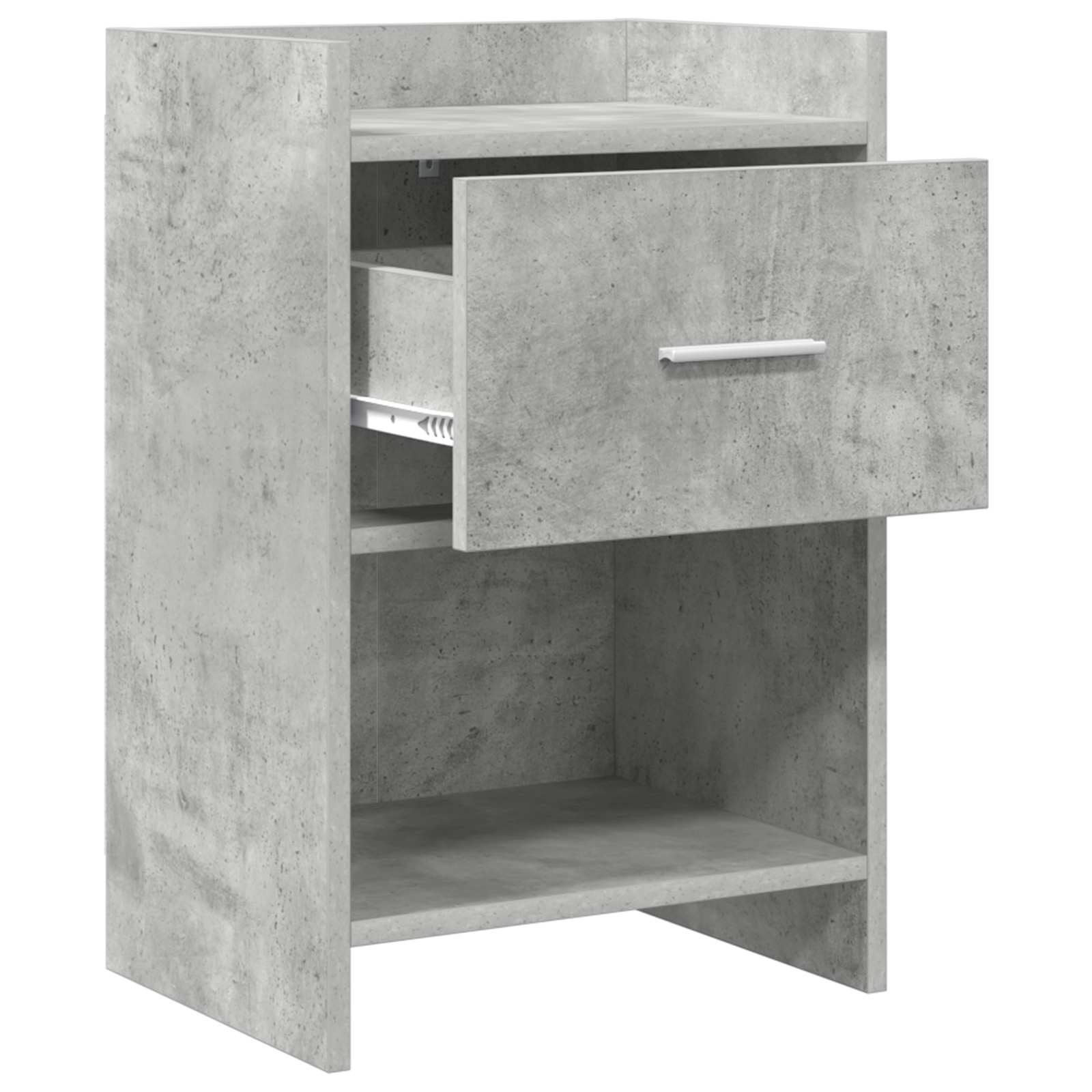 Tables de chevet 2 pcs Gris béton 40 x 30 x 60 cm