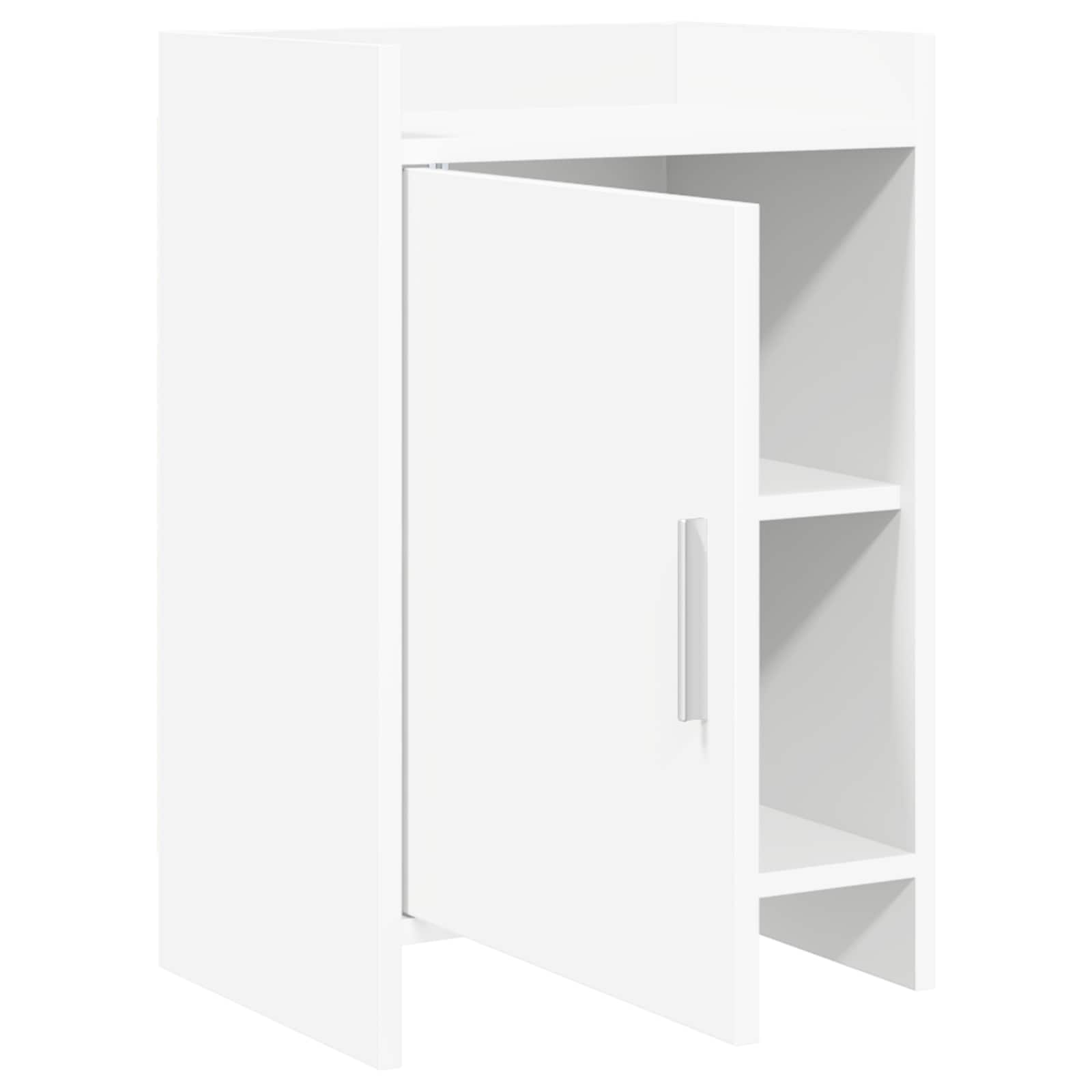 Tables de chevet 2 pcs Blanc 40 x 30 x 60 cm Bois d'ingénierie