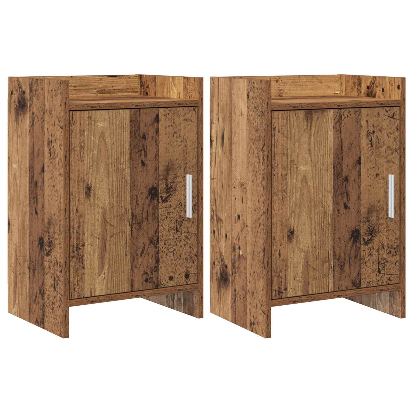 Tables de chevet 2 pcs Bois ancien 40 x 30 x 60 cm