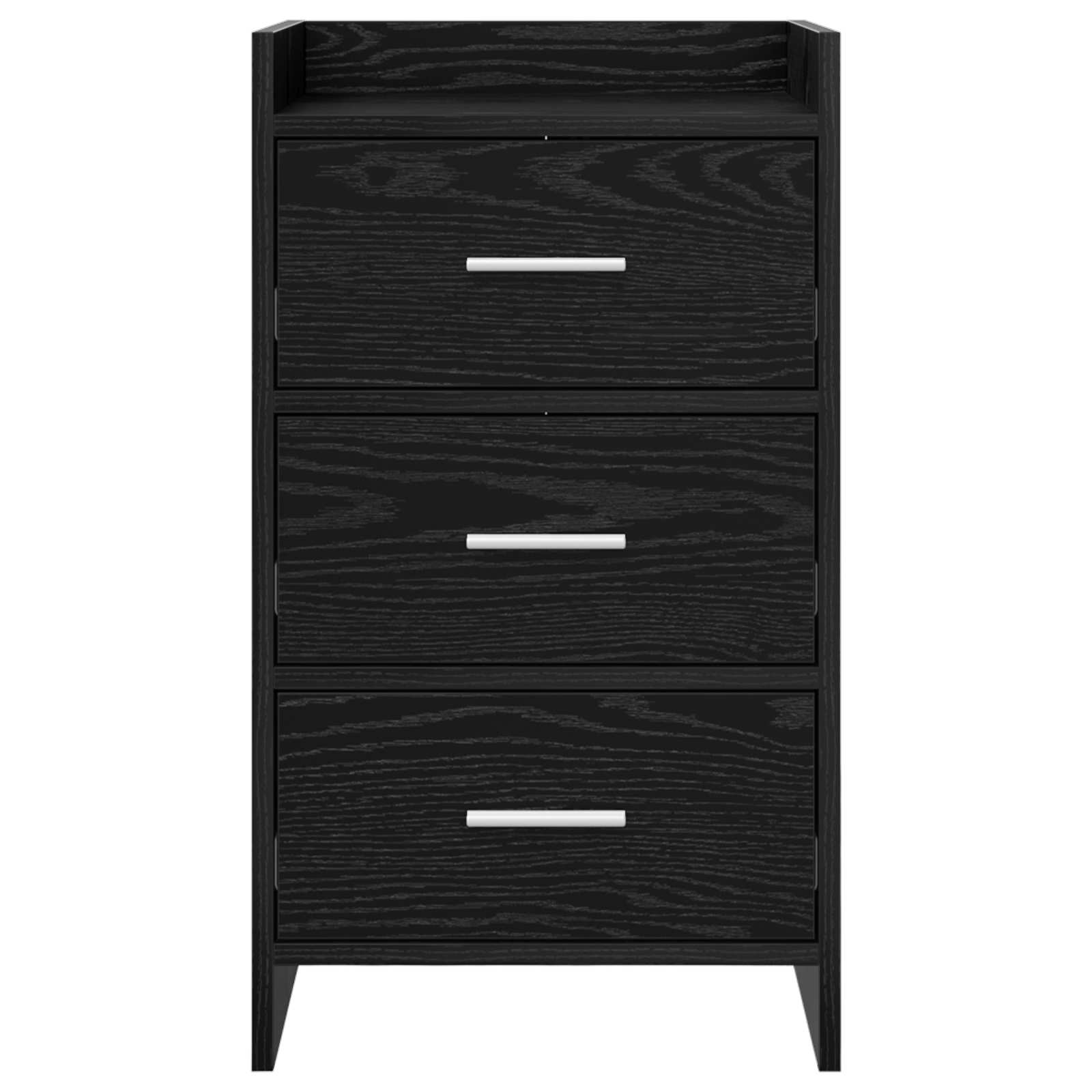 Tables de chevet Chêne noir 40 x 36 x 70 cm Bois d'ingénierie