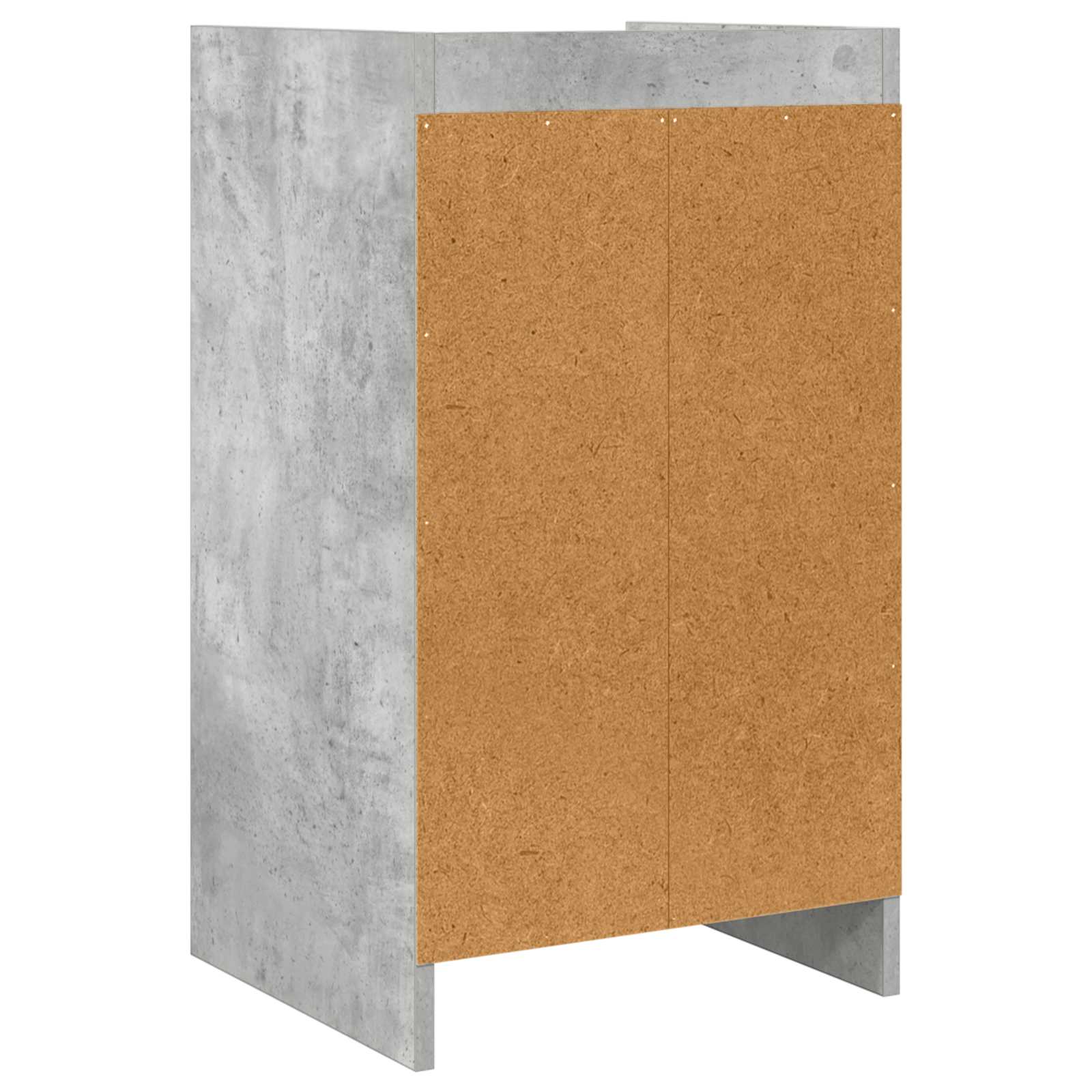 Tables de chevet Gris béton 40 x 36 x 70 cm Bois d'ingénierie