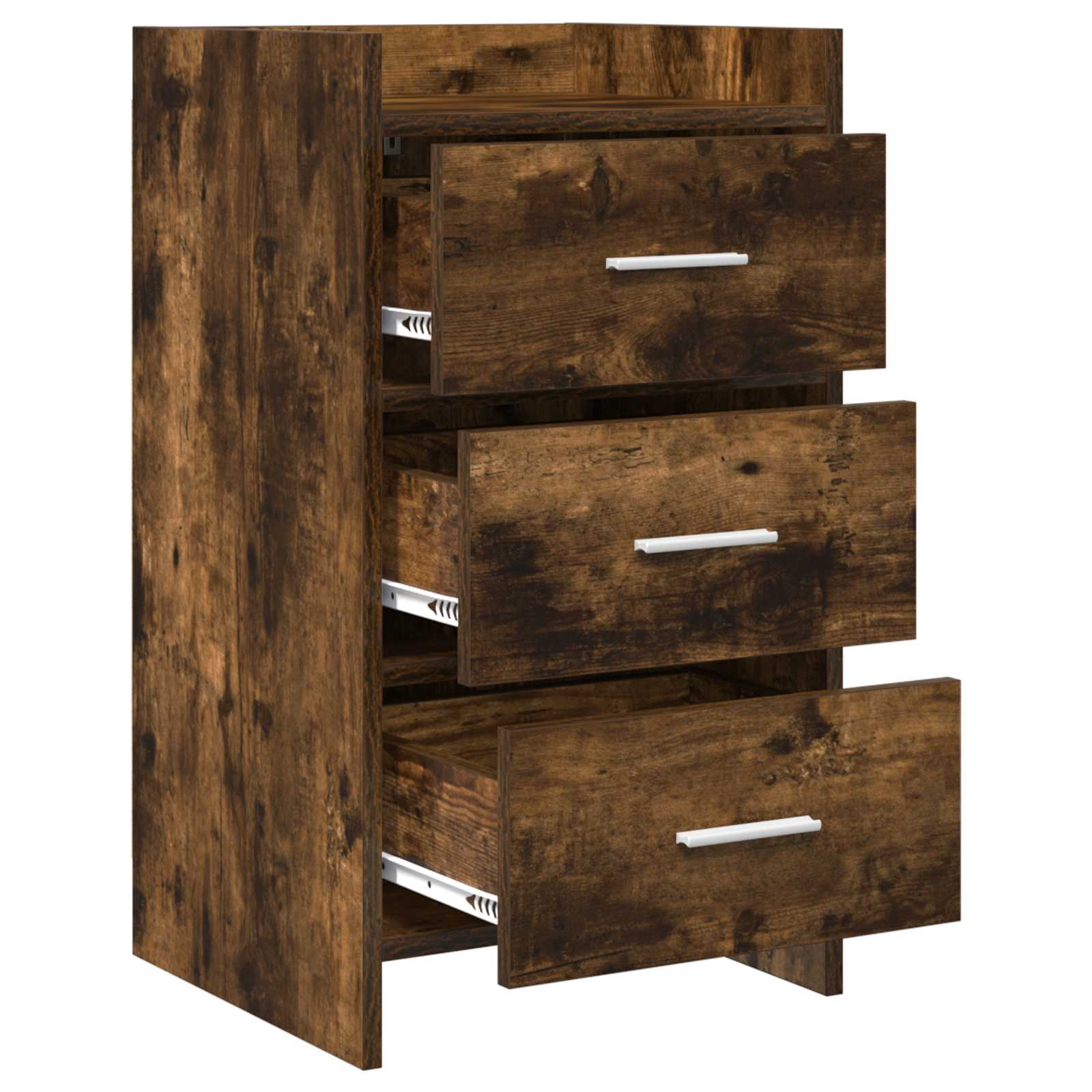 Tables de chevet Chêne fumé 40 x 36 x 70 cm Bois d'ingénierie