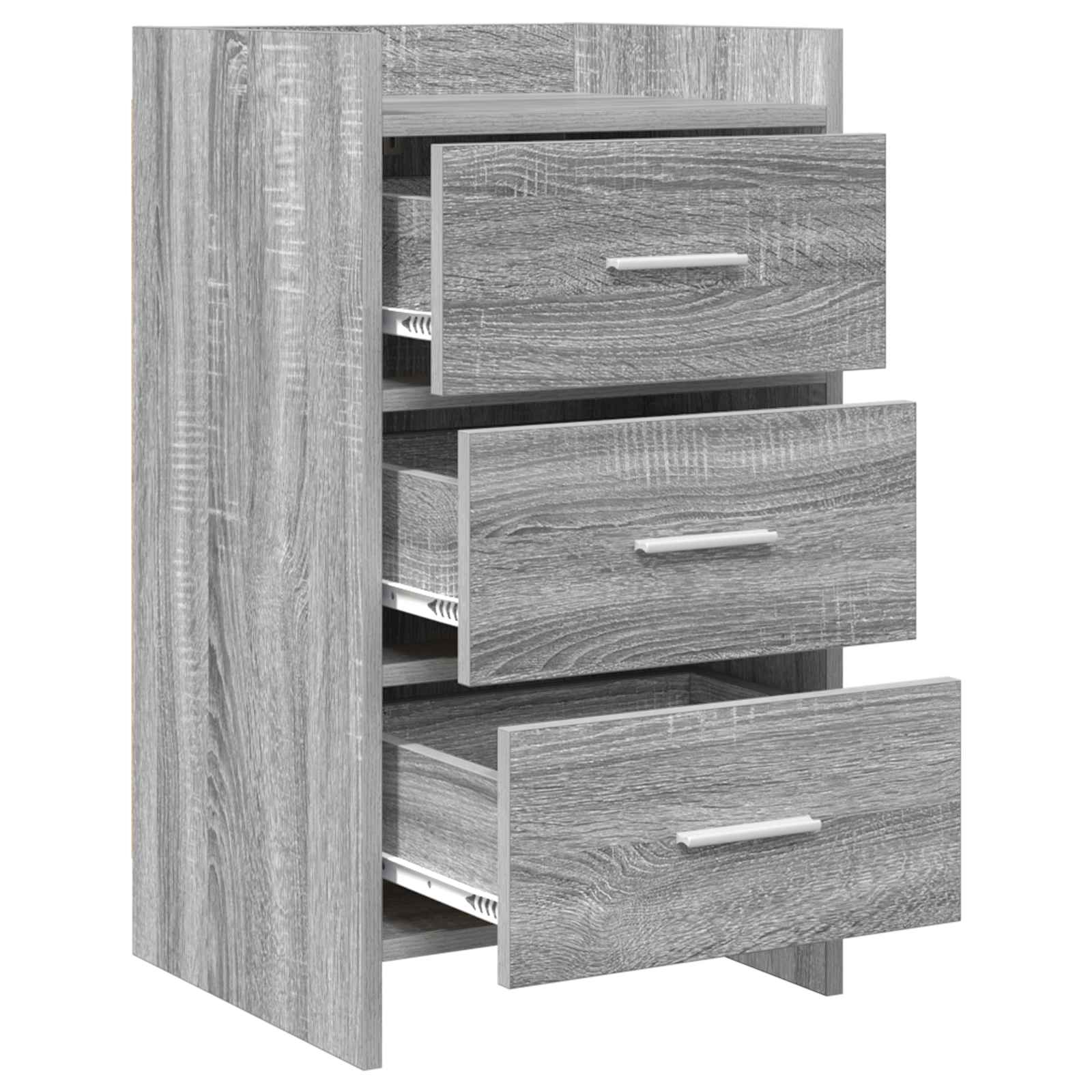 Tables de chevet Sonoma gris 40 x 36 x 70 cm Bois d'ingénierie