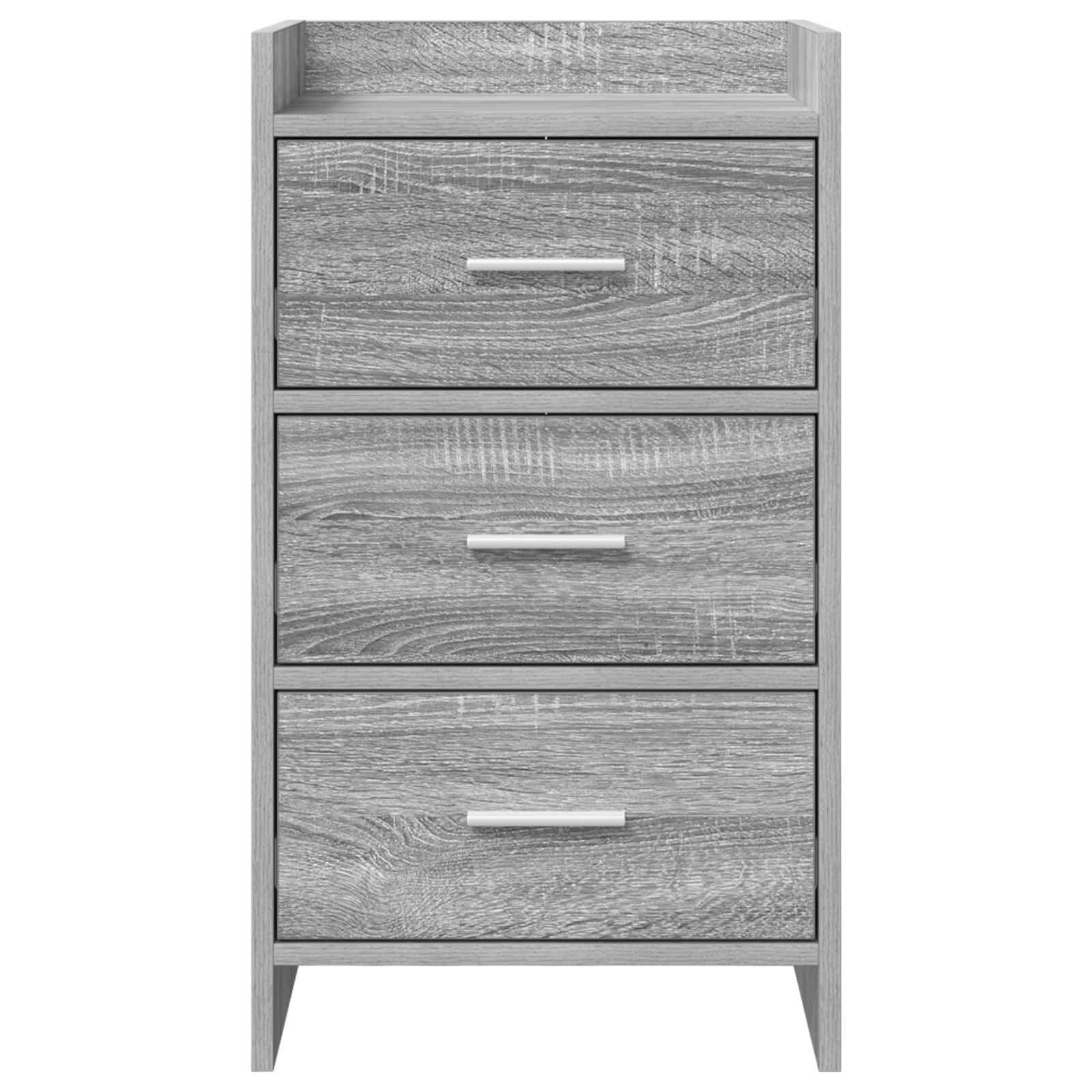 Tables de chevet Sonoma gris 40 x 36 x 70 cm Bois d'ingénierie