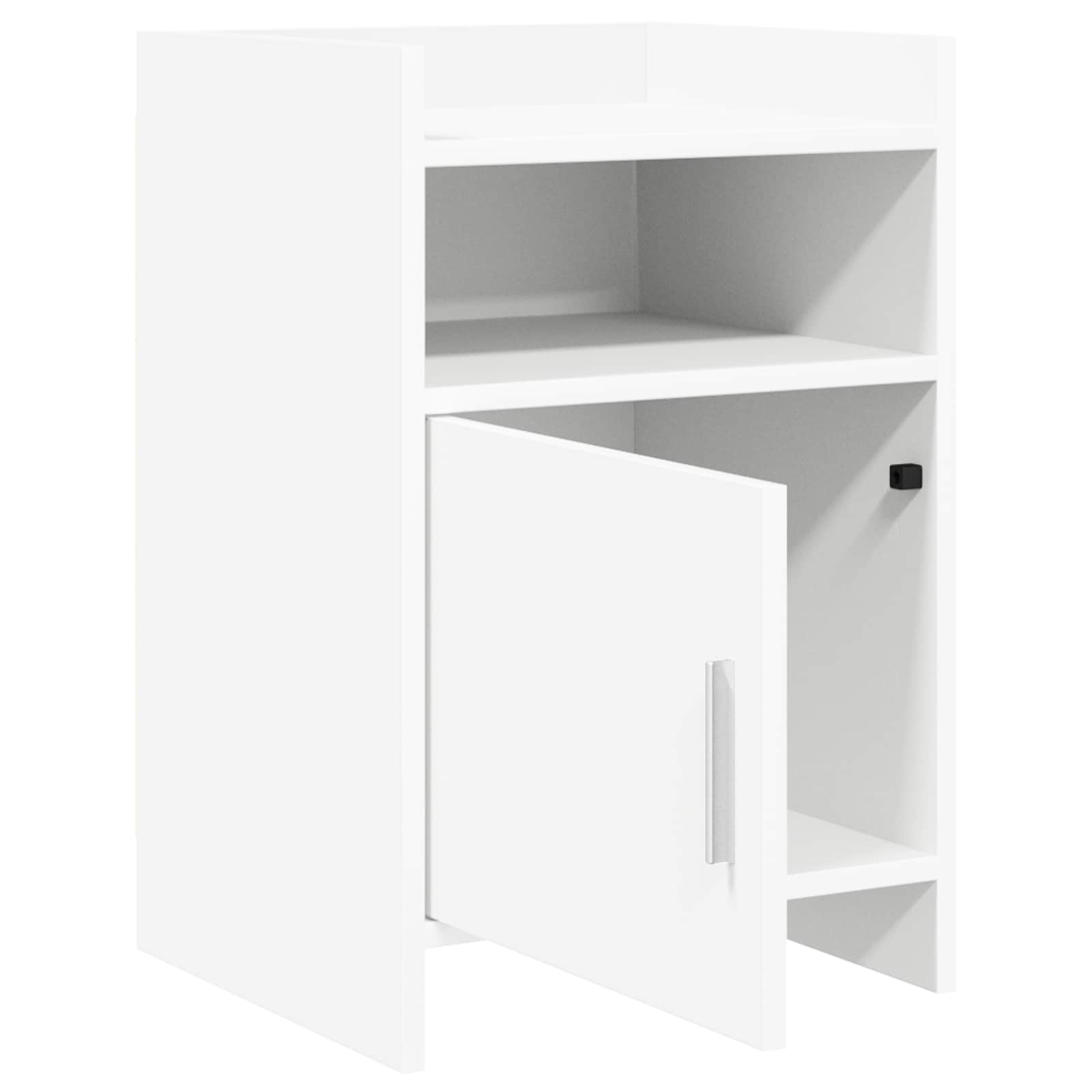 Tables de chevet 2 pcs Blanc 40 x 36 x 60 cm Bois d'ingénierie