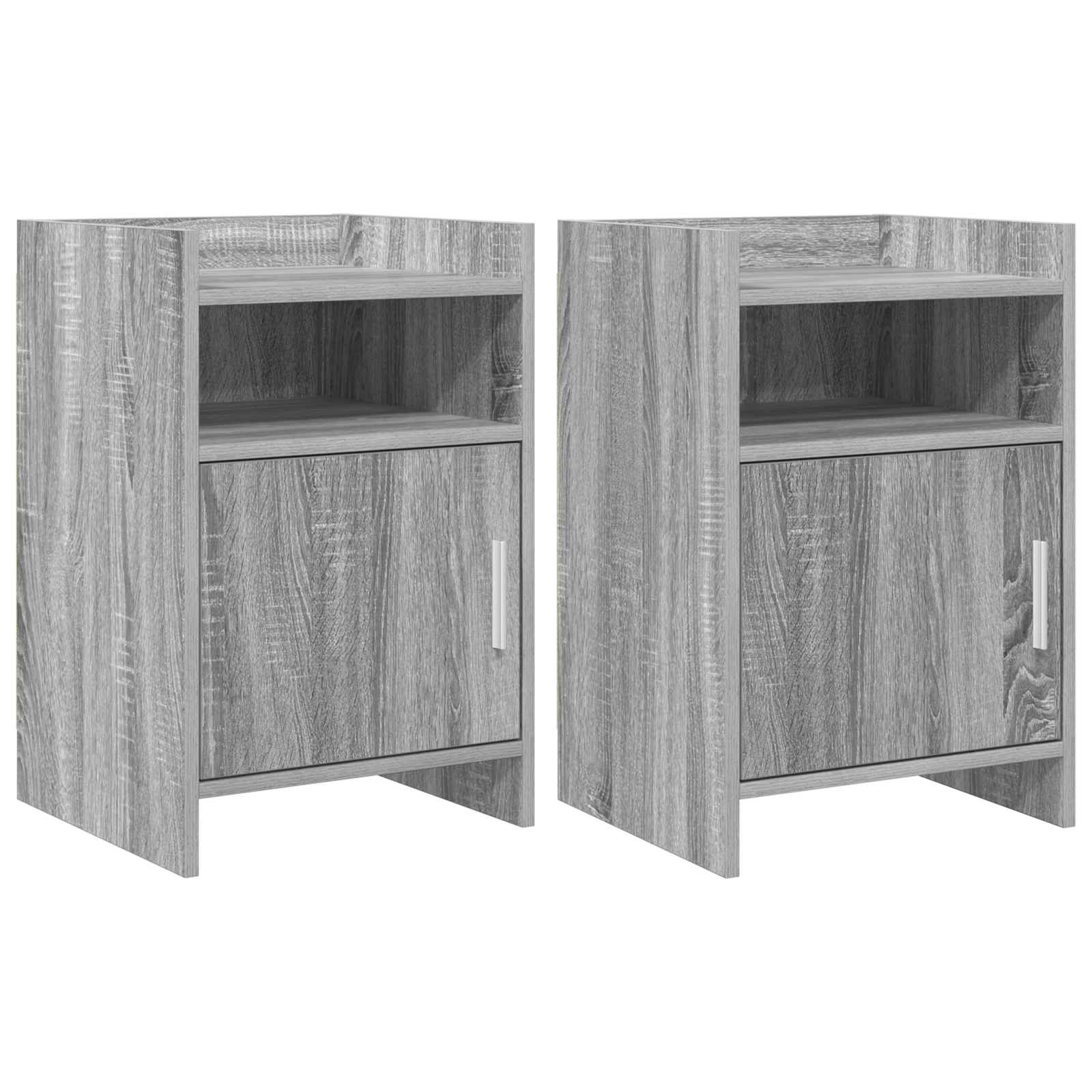 Tables de chevet 2 pcs Sonoma gris 40 x 36 x 60 cm