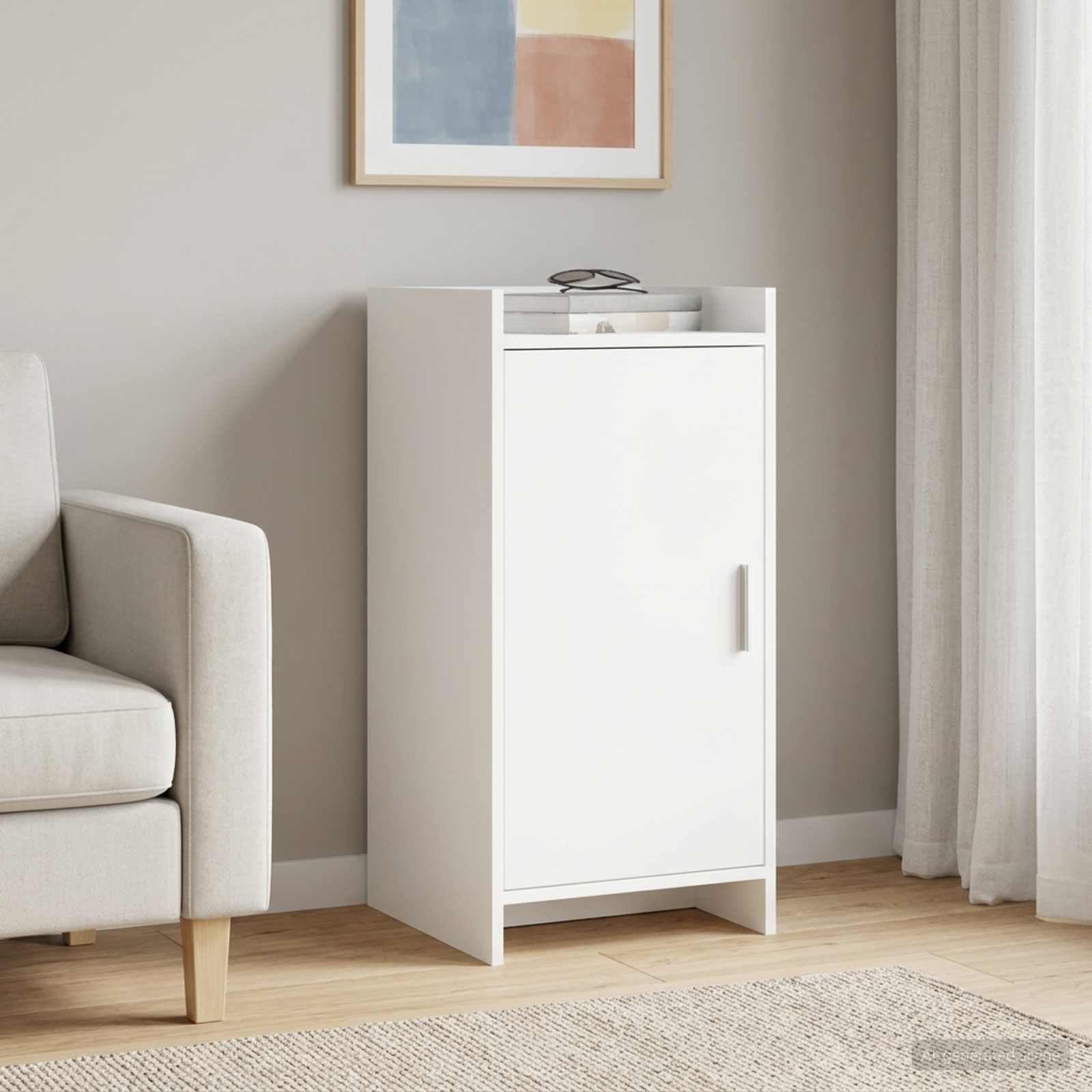 Buffet Blanc 40 x 36 x 80 cm Bois d'ingénierie - XIOS