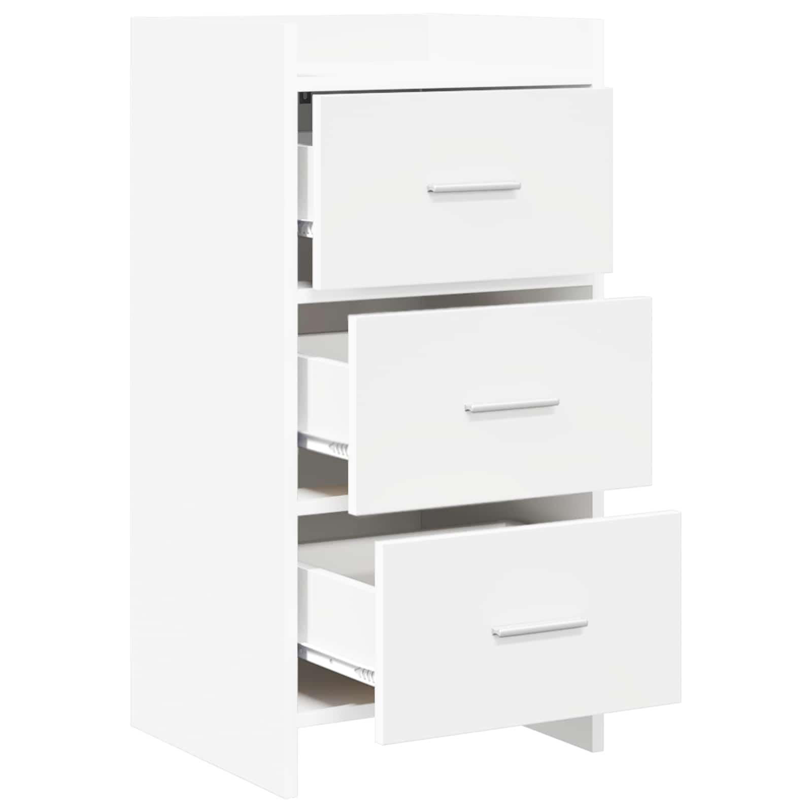 Buffet Blanc 40 x 36 x 80 cm Bois d'ingénierie