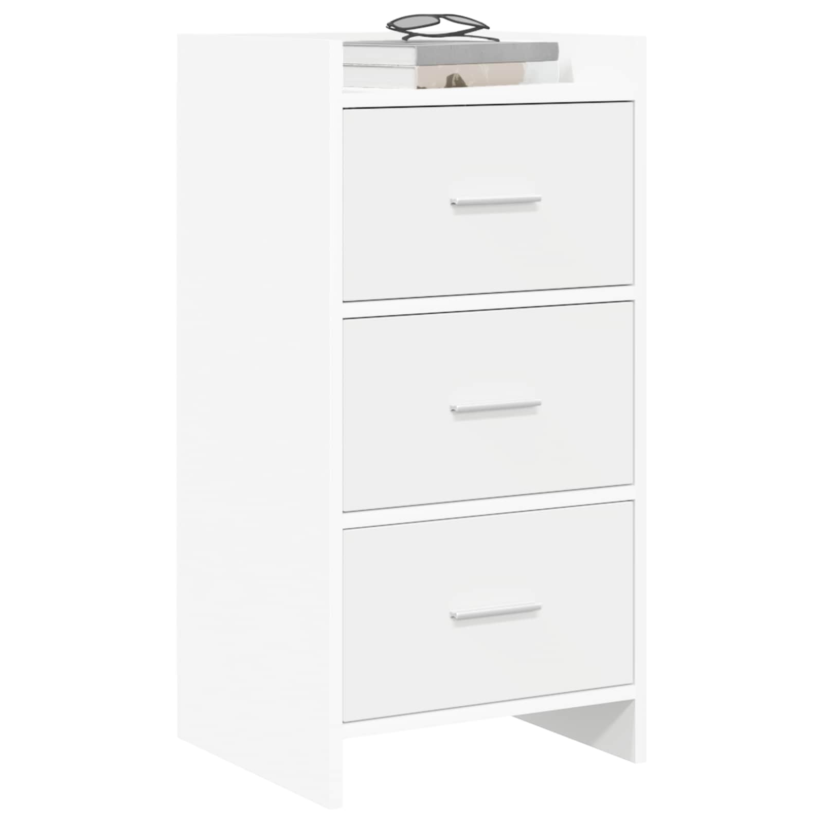 Buffet Blanc 40 x 36 x 80 cm Bois d'ingénierie