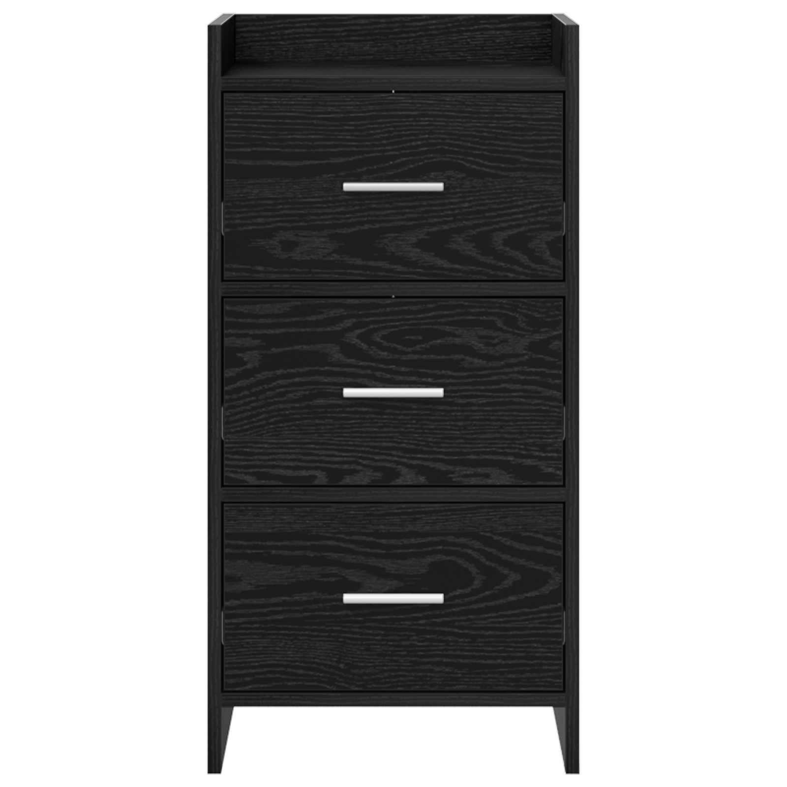Buffet Chêne noir 40 x 36 x 80 cm Bois d'ingénierie