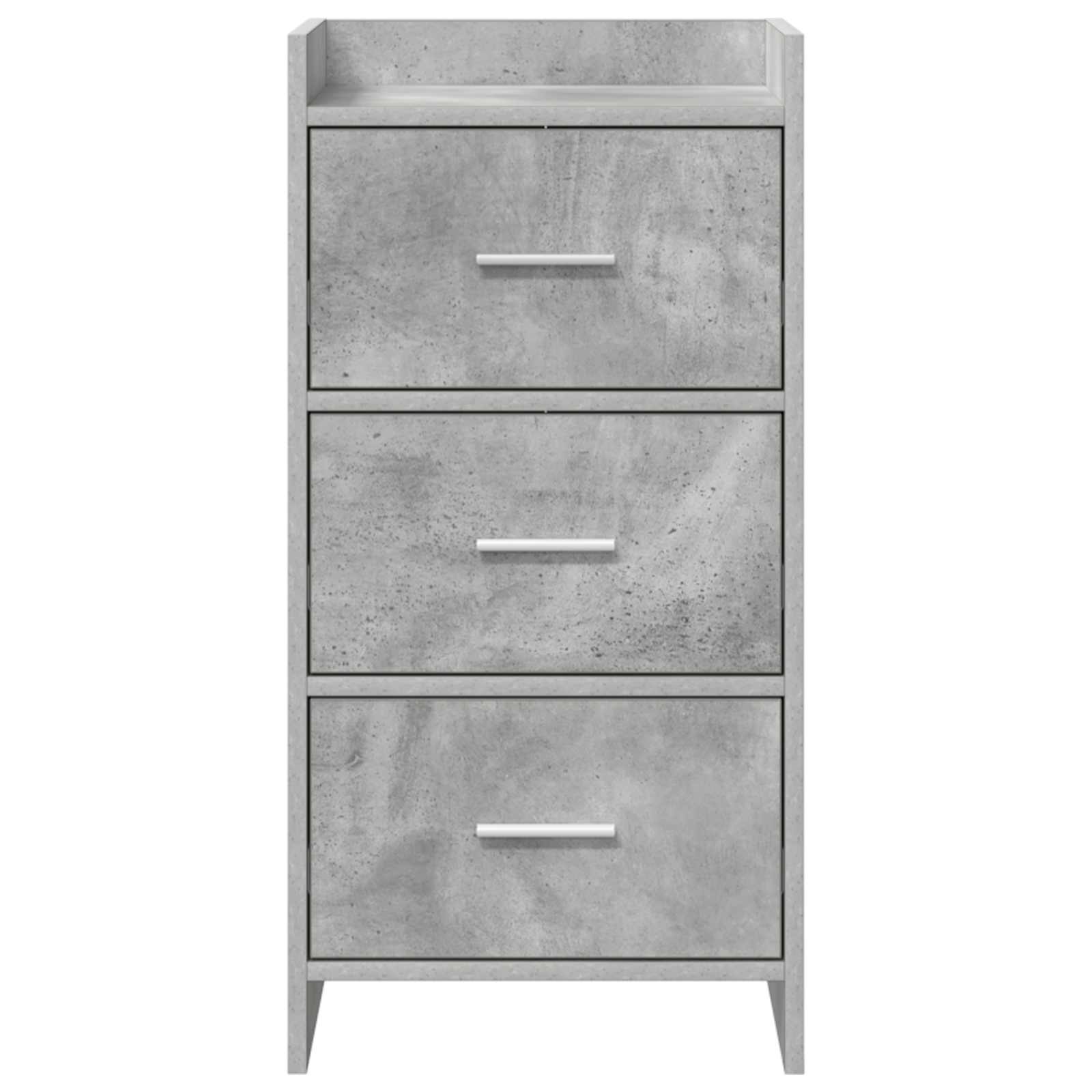 Buffet Gris béton 40 x 36 x 80 cm Bois d'ingénierie