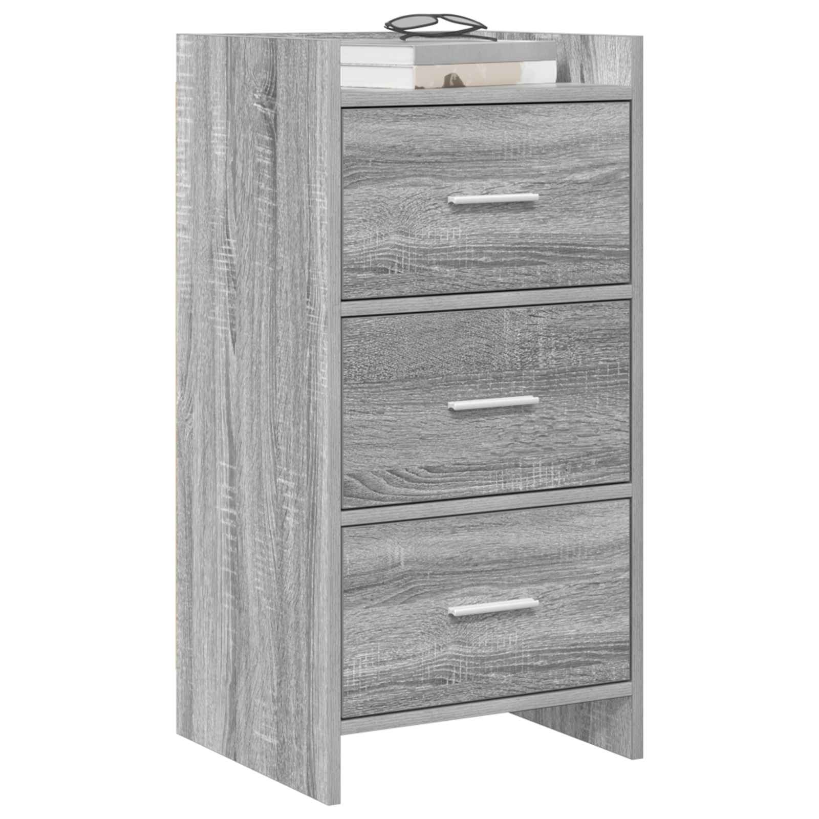 Buffet Sonoma gris 40 x 36 x 80 cm Bois d'ingénierie