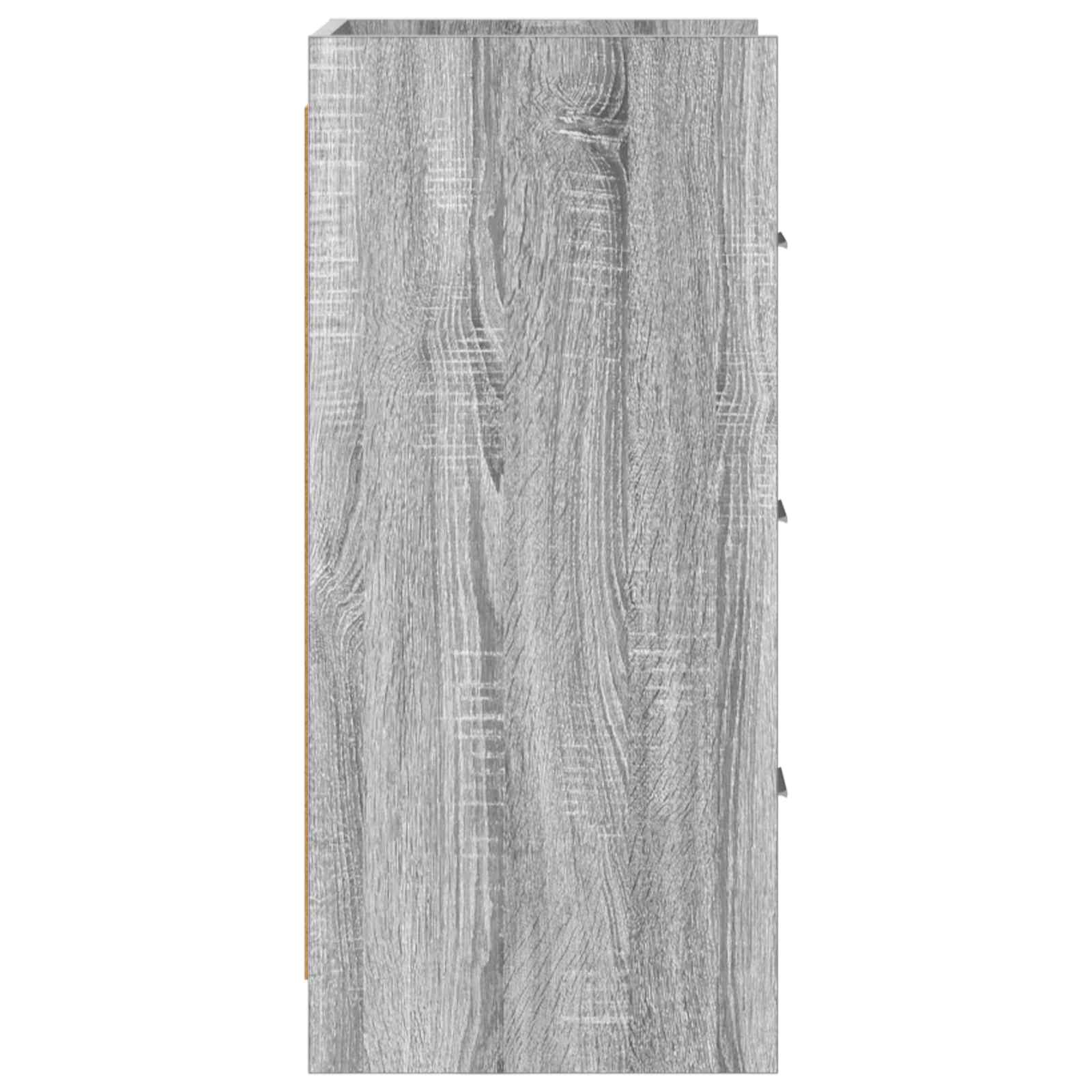 Buffet Sonoma gris 40 x 36 x 80 cm Bois d'ingénierie