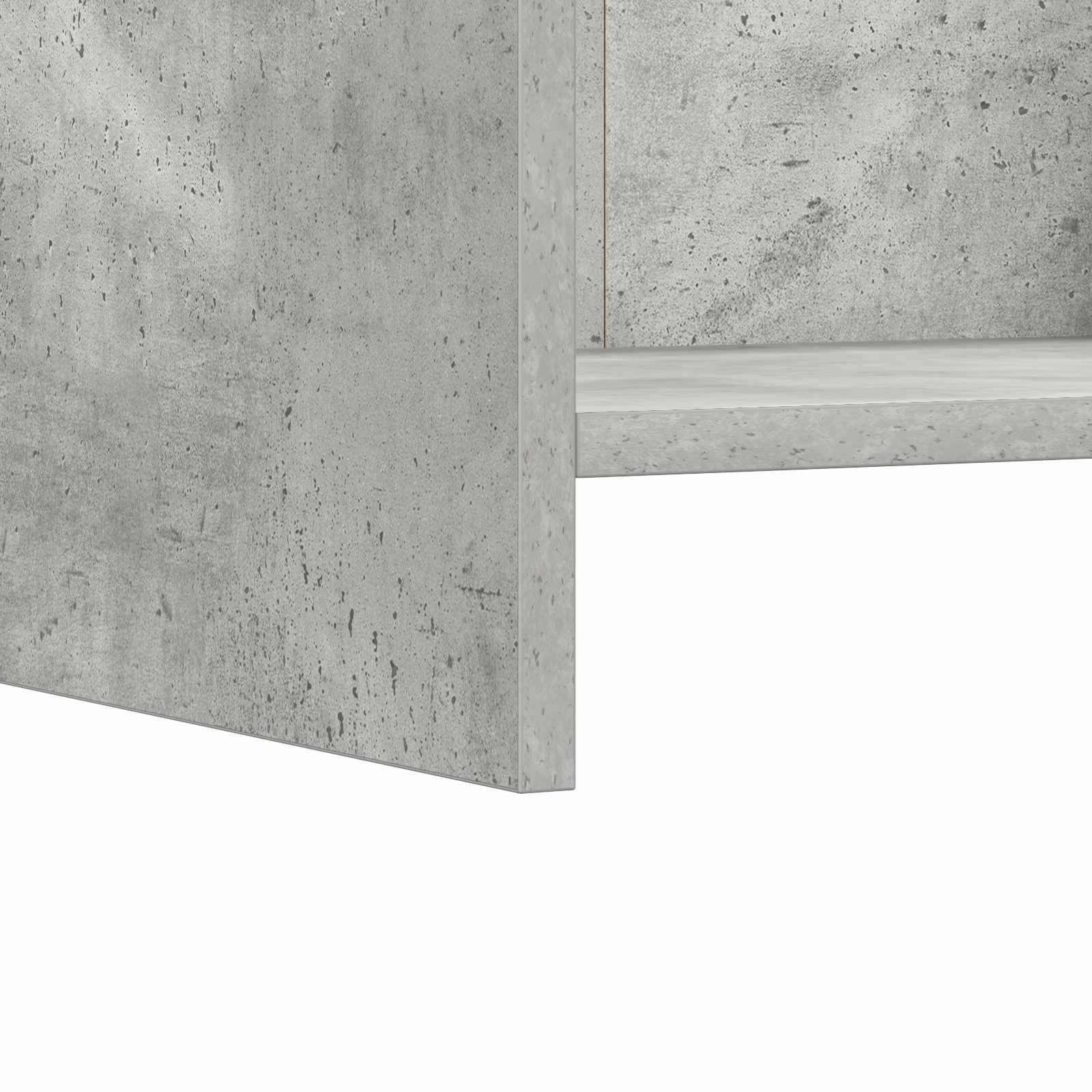 Buffet Gris béton 40 x 36 x 80 cm Bois d'ingénierie - XIOS