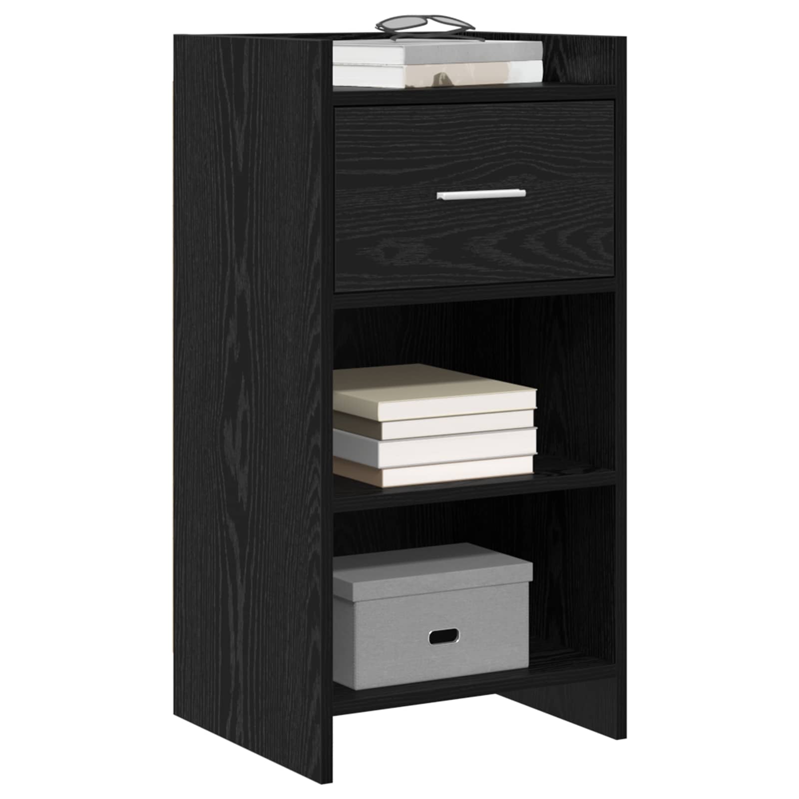 Buffet Chêne noir 40 x 36 x 80 cm Bois d'ingénierie - XIOS