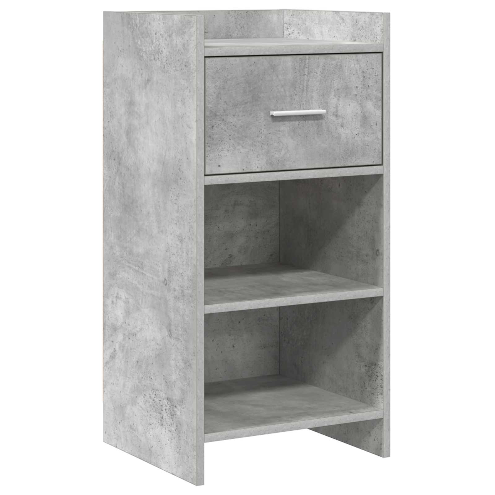 Buffet Gris béton 40 x 36 x 80 cm Bois d'ingénierie - XIOS
