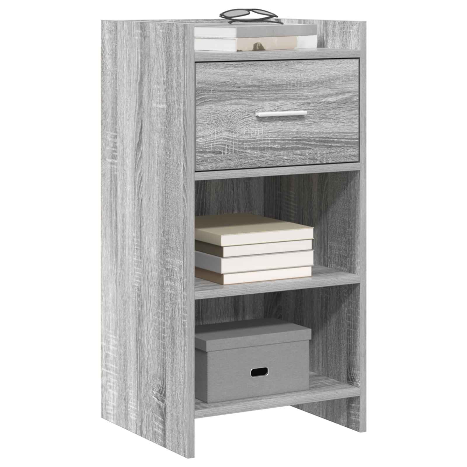 Buffet Sonoma gris 40 x 36 x 80 cm Bois d'ingénierie - XIOS