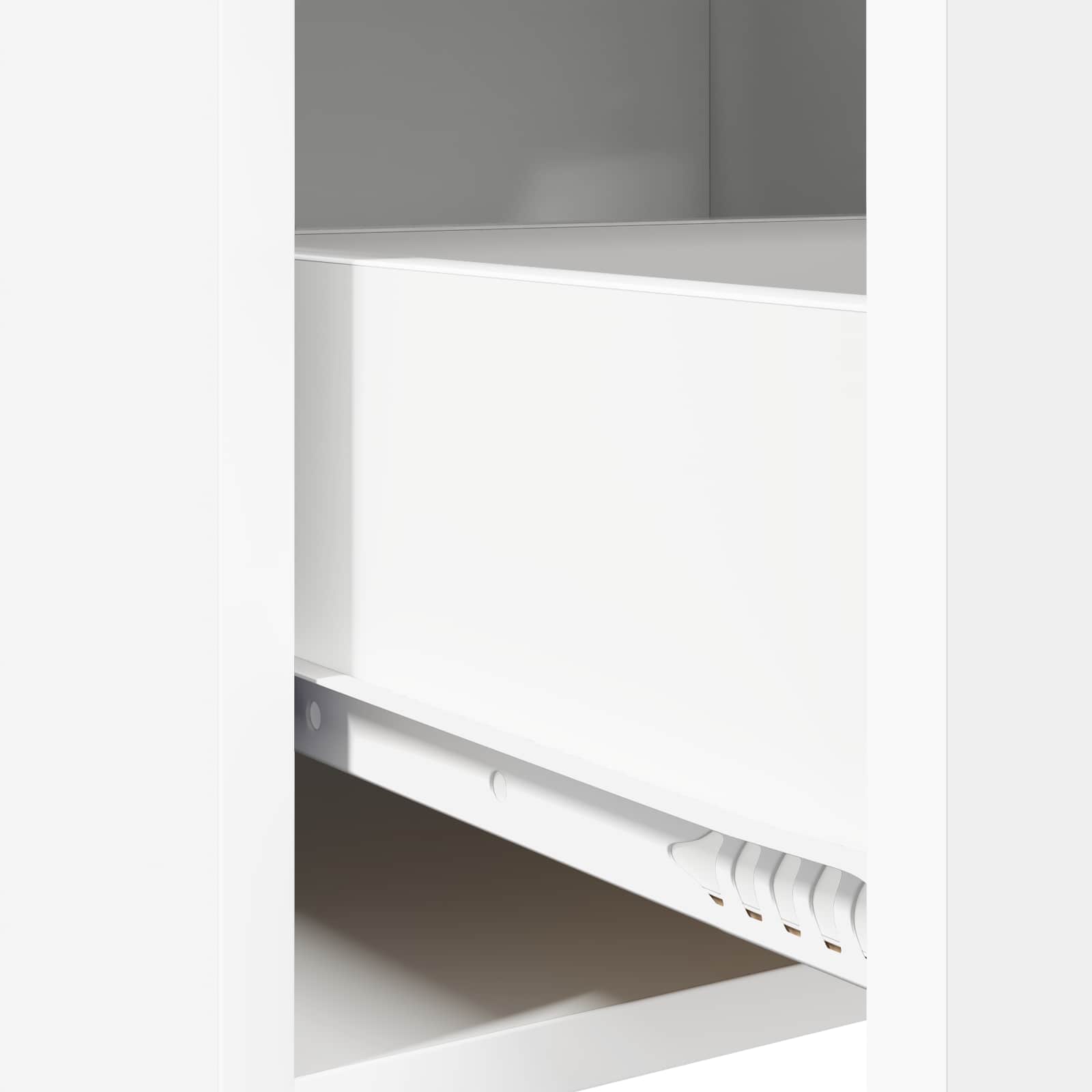 Buffet Blanc 40 x 36 x 80 cm Bois d'ingénierie