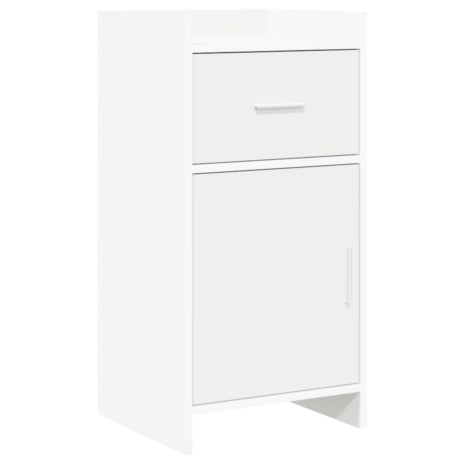 Buffet Blanc 40 x 36 x 80 cm Bois d'ingénierie
