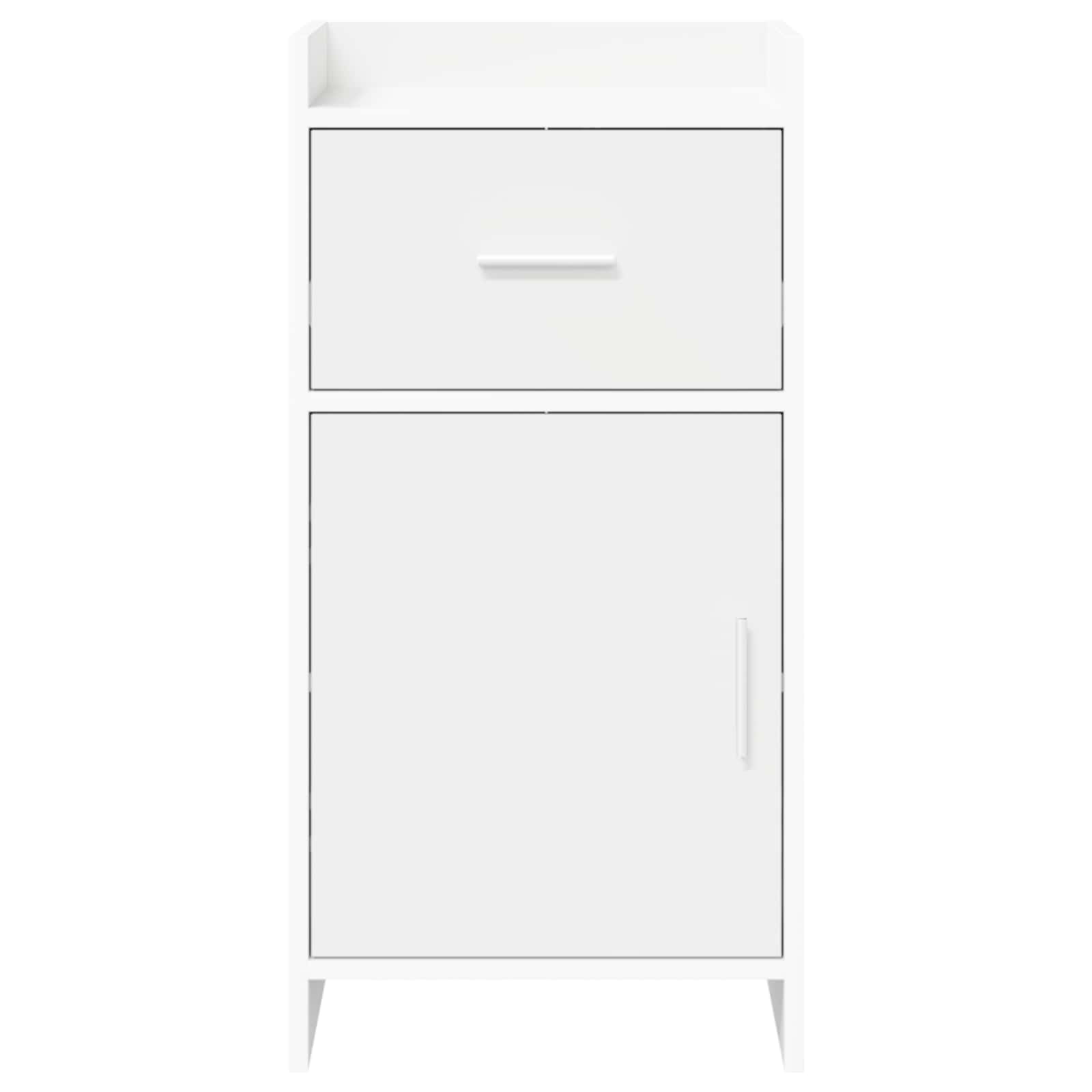 Buffet Blanc 40 x 36 x 80 cm Bois d'ingénierie