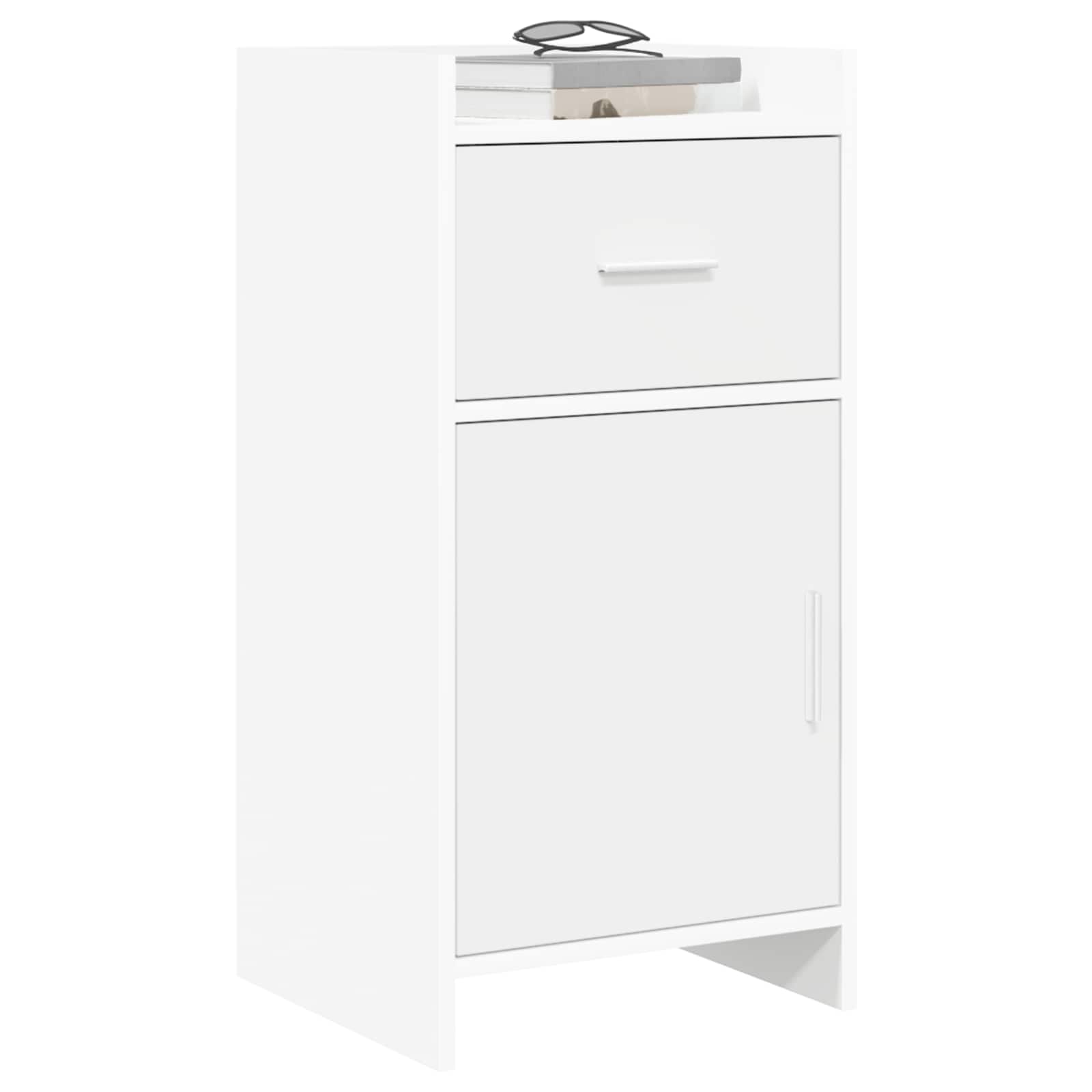 Buffet Blanc 40 x 36 x 80 cm Bois d'ingénierie