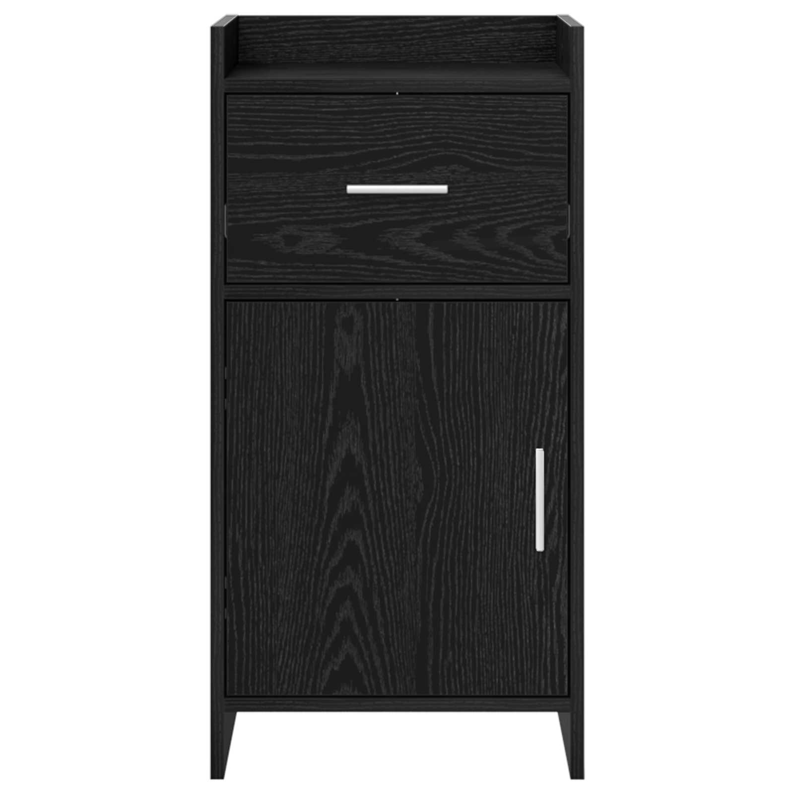 Buffet Chêne noir 40 x 36 x 80 cm Bois d'ingénierie