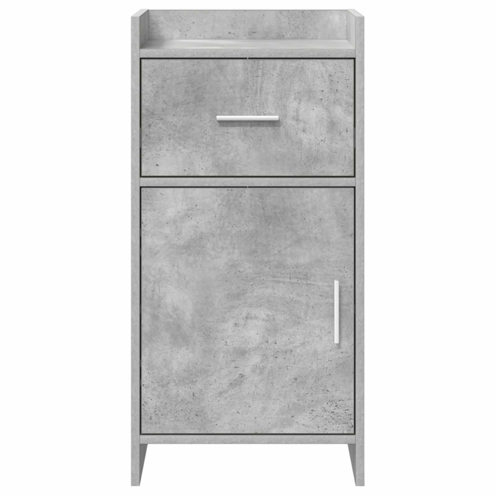 Buffet Gris béton 40 x 36 x 80 cm Bois d'ingénierie