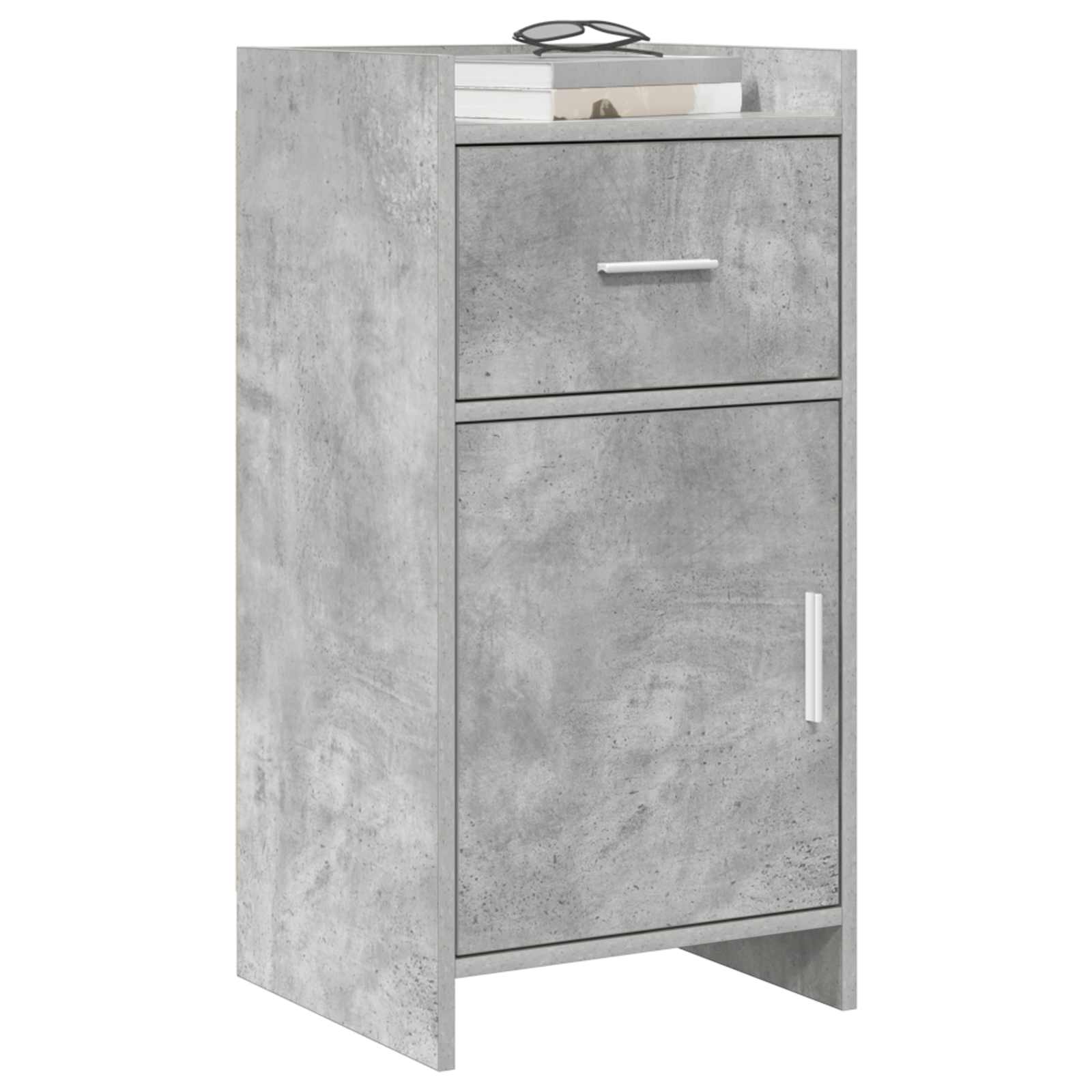 Buffet Gris béton 40 x 36 x 80 cm Bois d'ingénierie