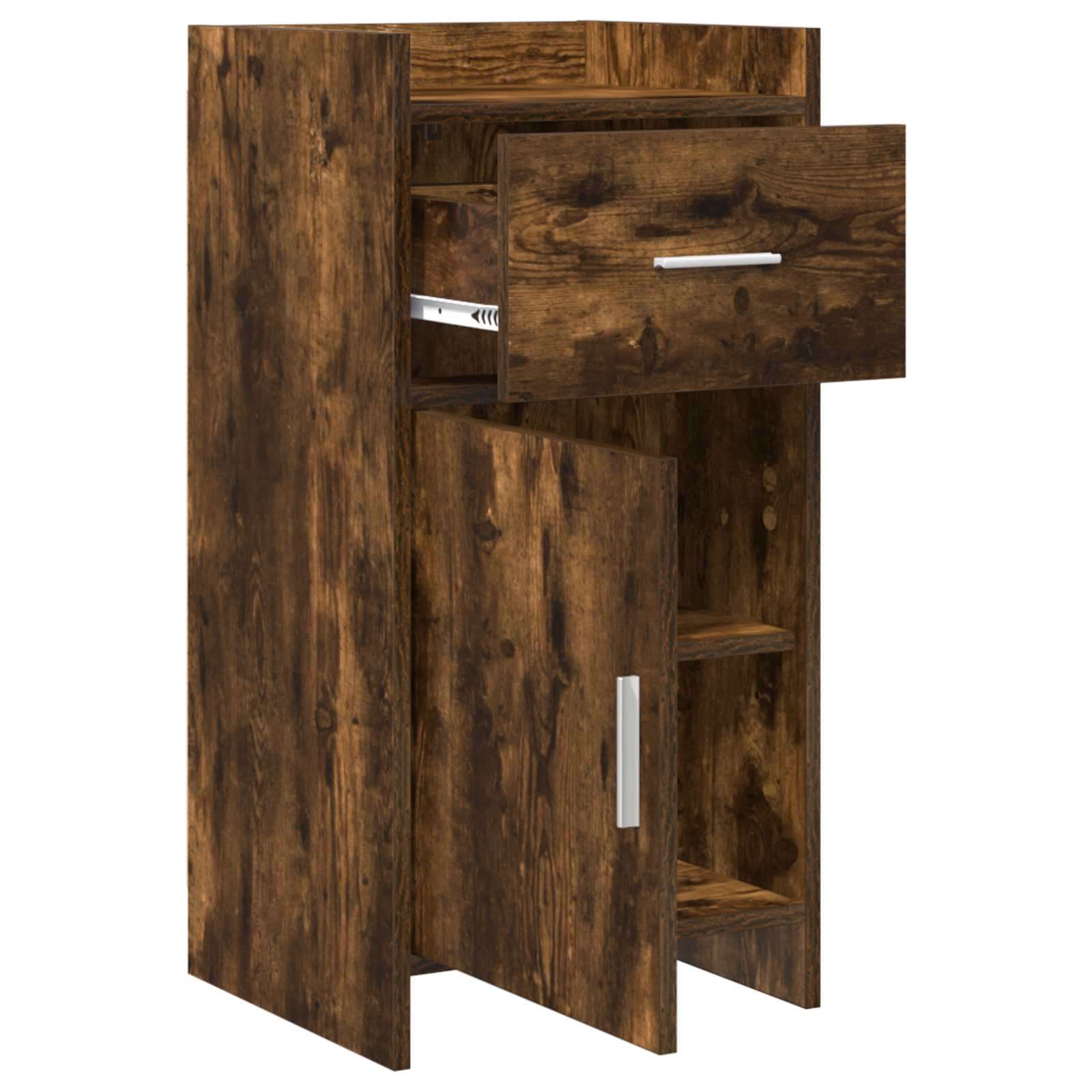 Buffet Chêne fumé 40 x 36 x 80 cm Bois d'ingénierie