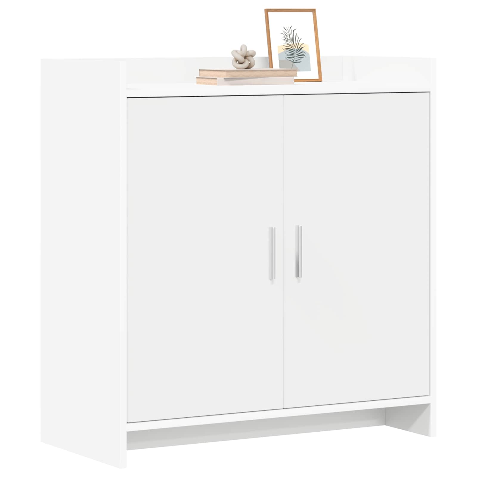 Buffet Blanc 72 x 36 x 80 cm Bois d'ingénierie