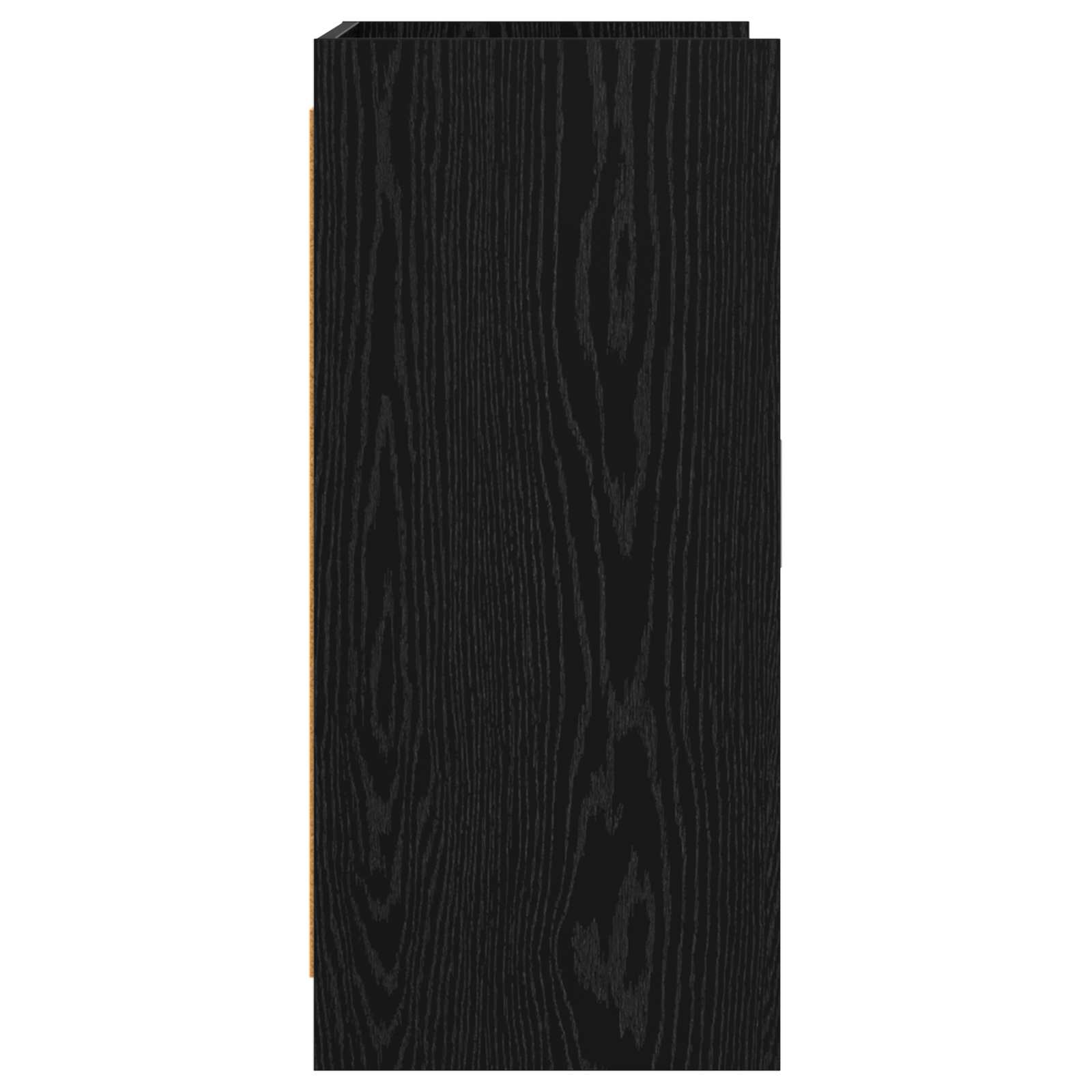 Buffet Chêne noir 72 x 36 x 80 cm Bois d'ingénierie