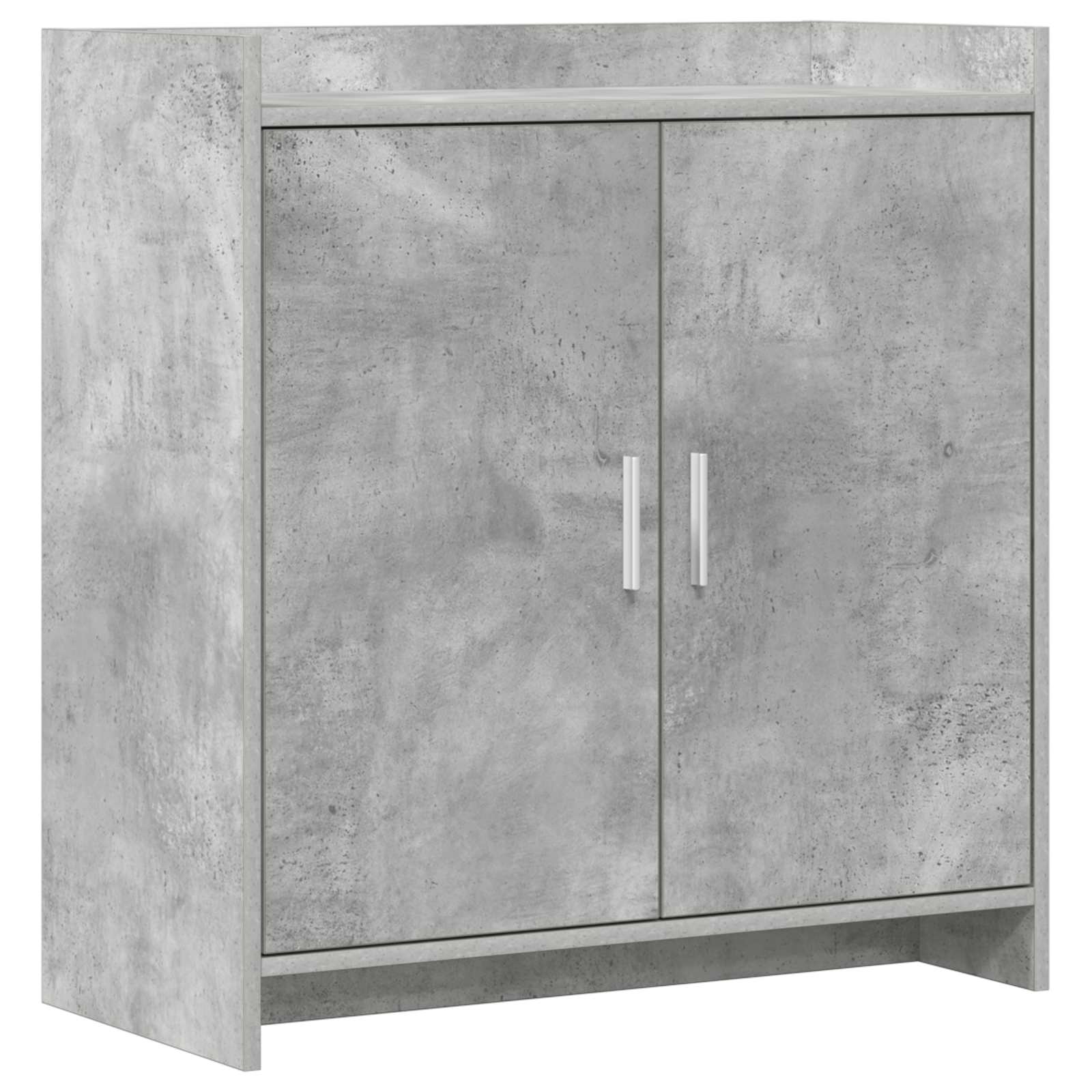Buffet Gris béton 72 x 36 x 80 cm Bois d'ingénierie