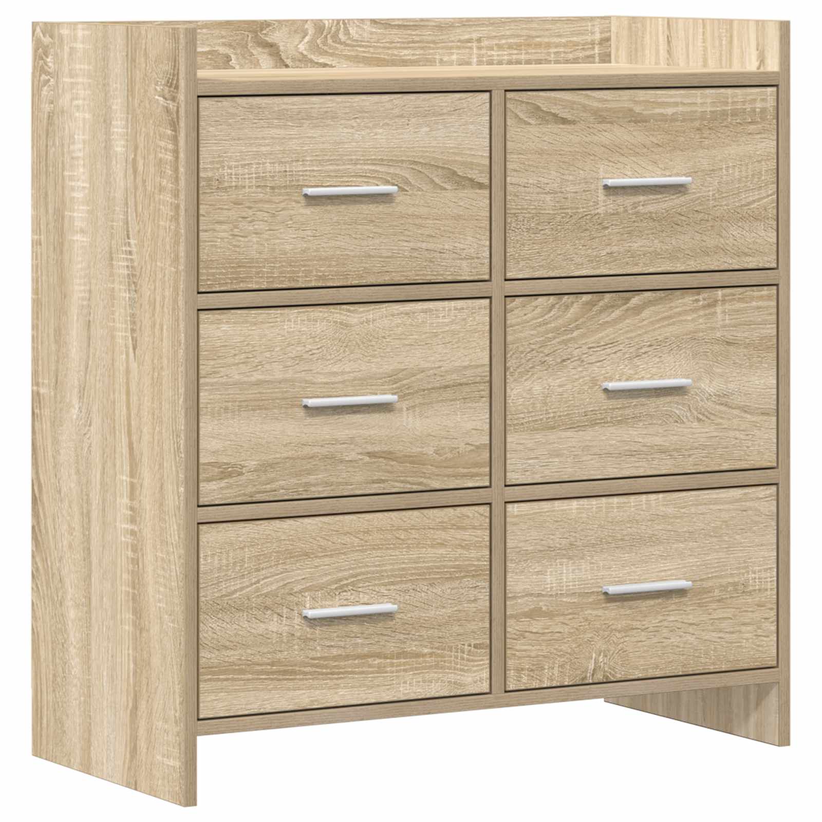 Buffet Chêne Sonoma 75 x 33 x 80 cm Bois d'ingénierie