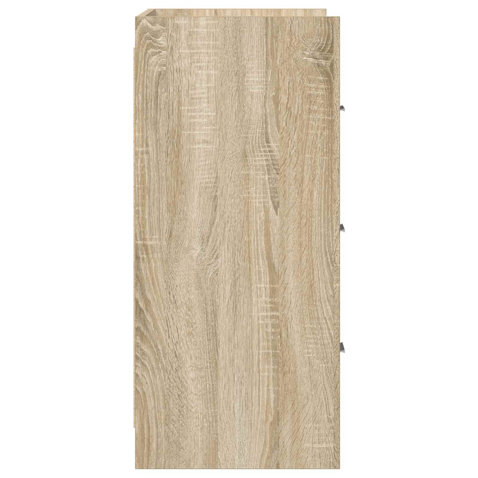 Buffet Chêne Sonoma 75 x 33 x 80 cm Bois d'ingénierie