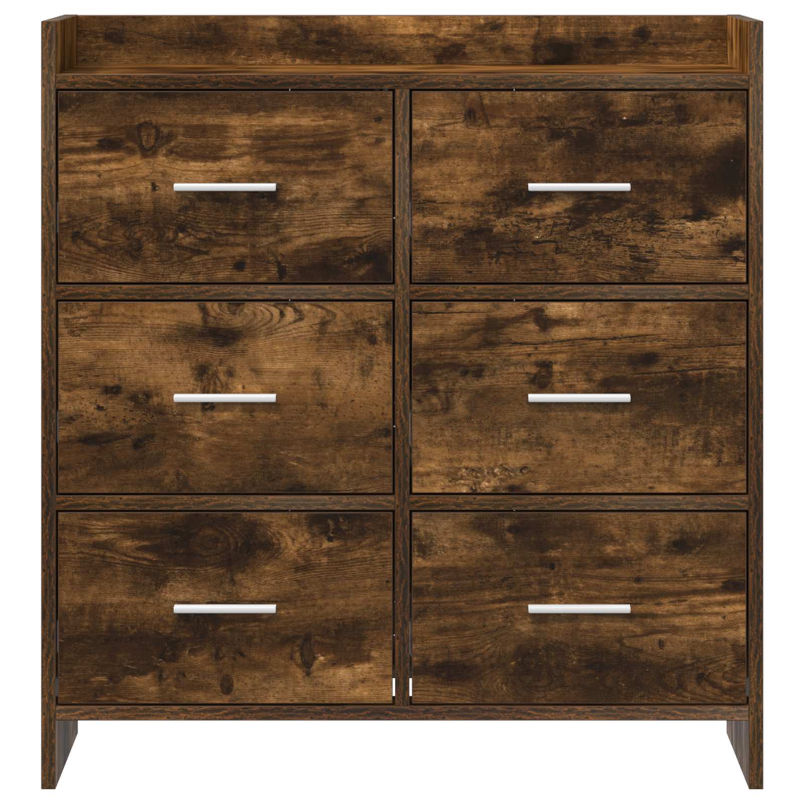 Buffet Chêne fumé 75 x 33 x 80 cm Bois d'ingénierie
