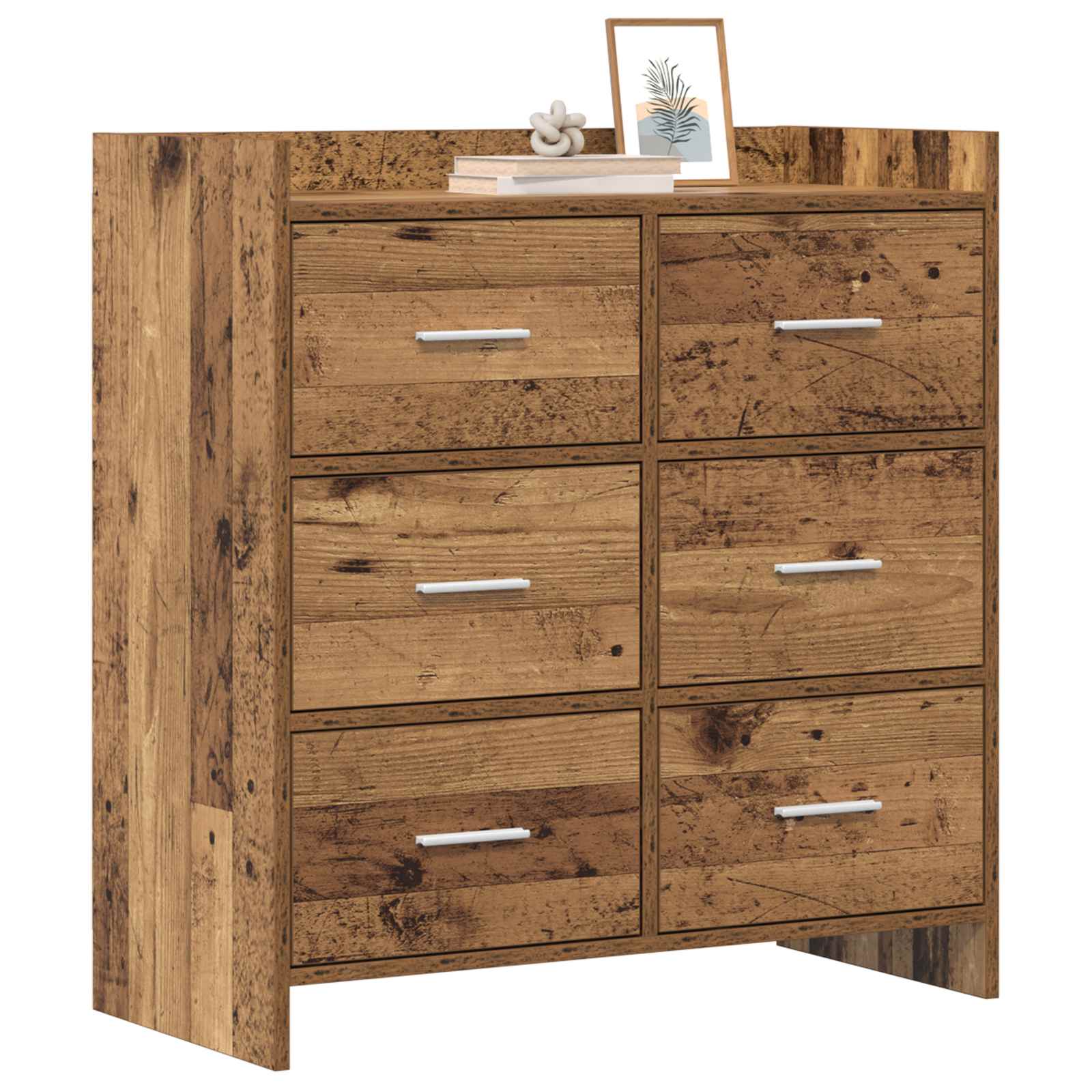 Buffet Bois ancien 75 x 33 x 80 cm Bois d'ingénierie
