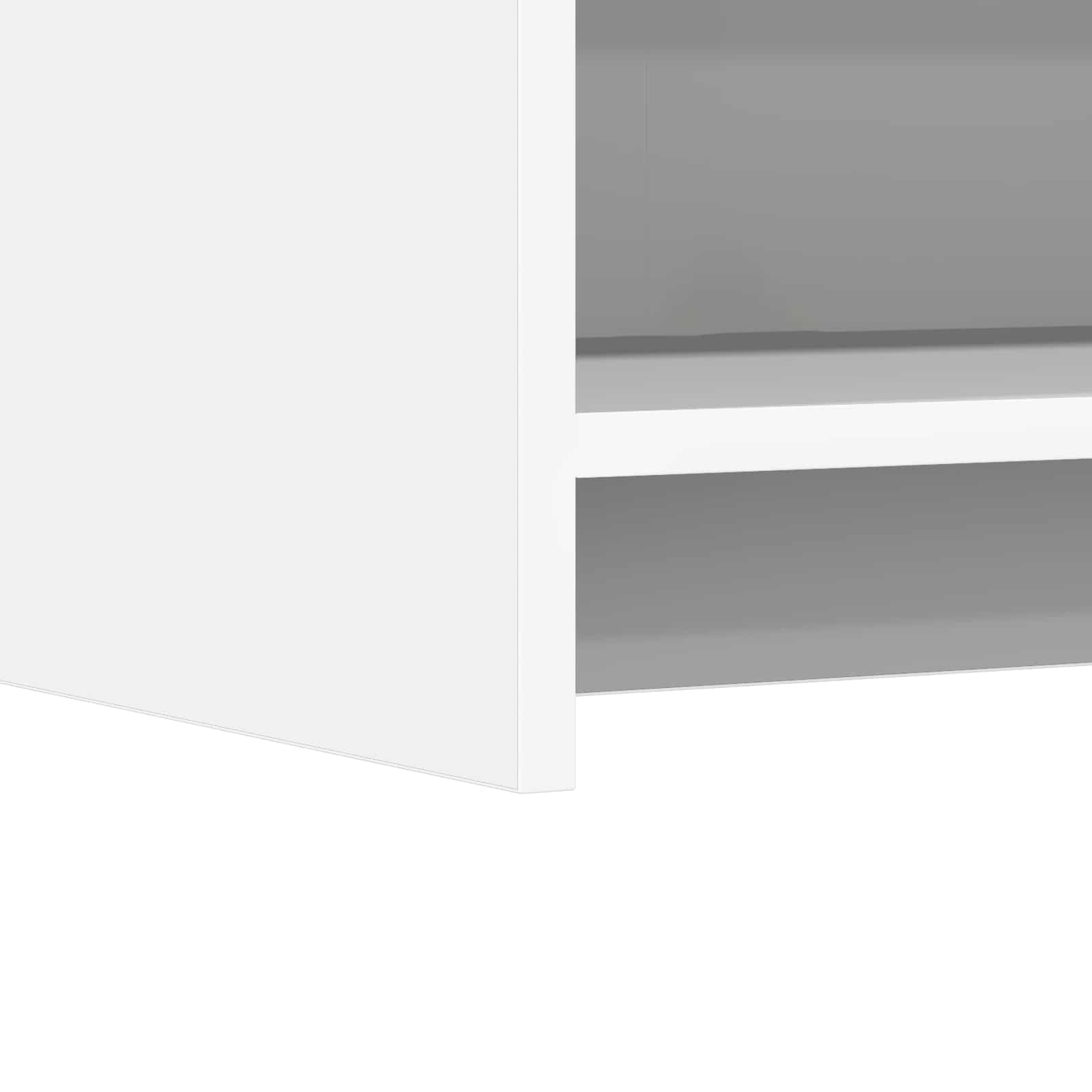 Buffet Blanc 75 x 36 x 80 cm Bois d'ingénierie