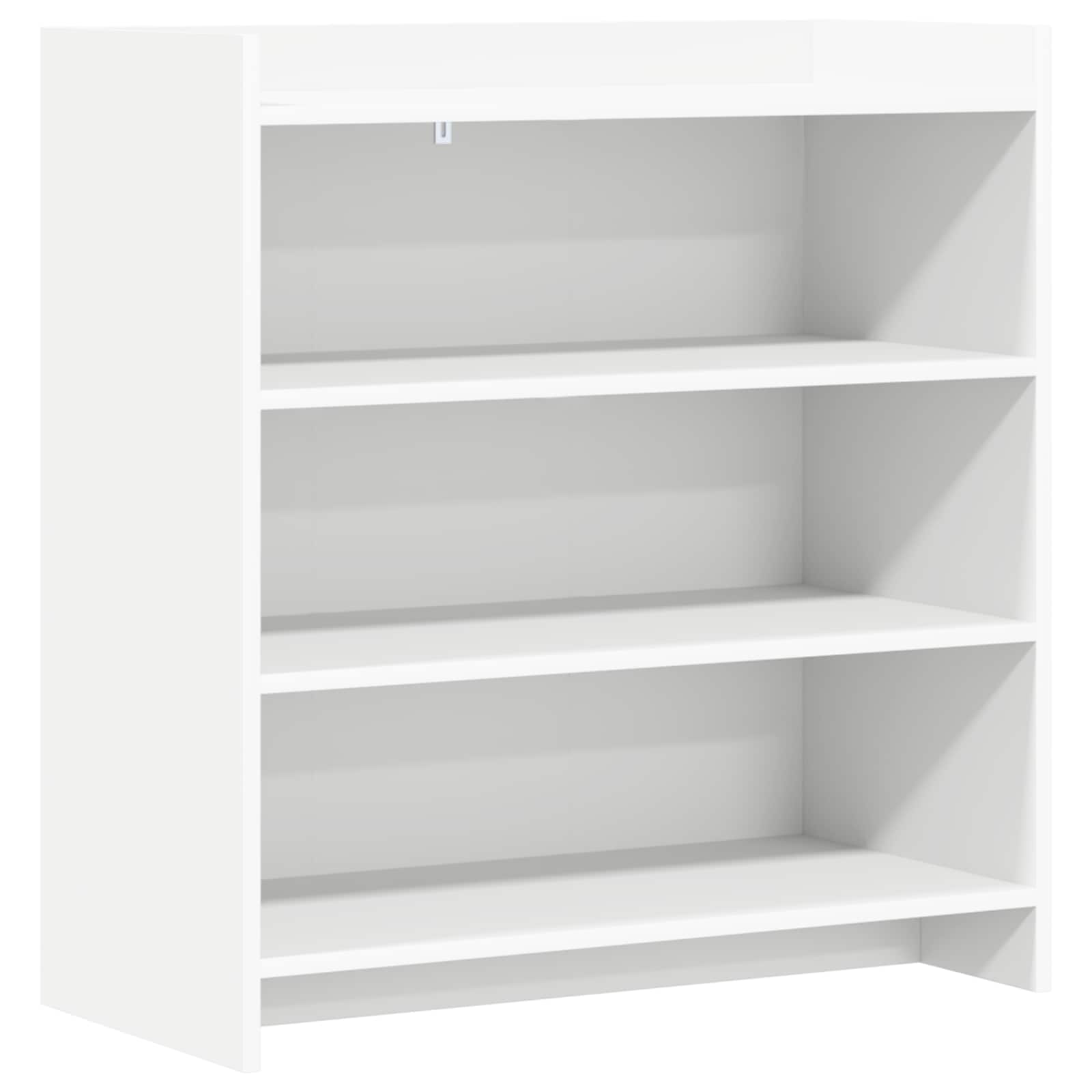 Buffet Blanc 75 x 36 x 80 cm Bois d'ingénierie